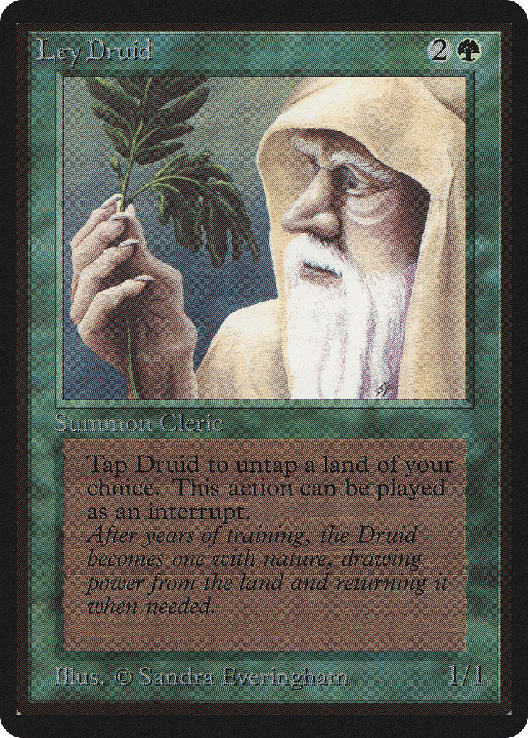 Ley Druid — Limited Edition Beta — Magic: The Gathering