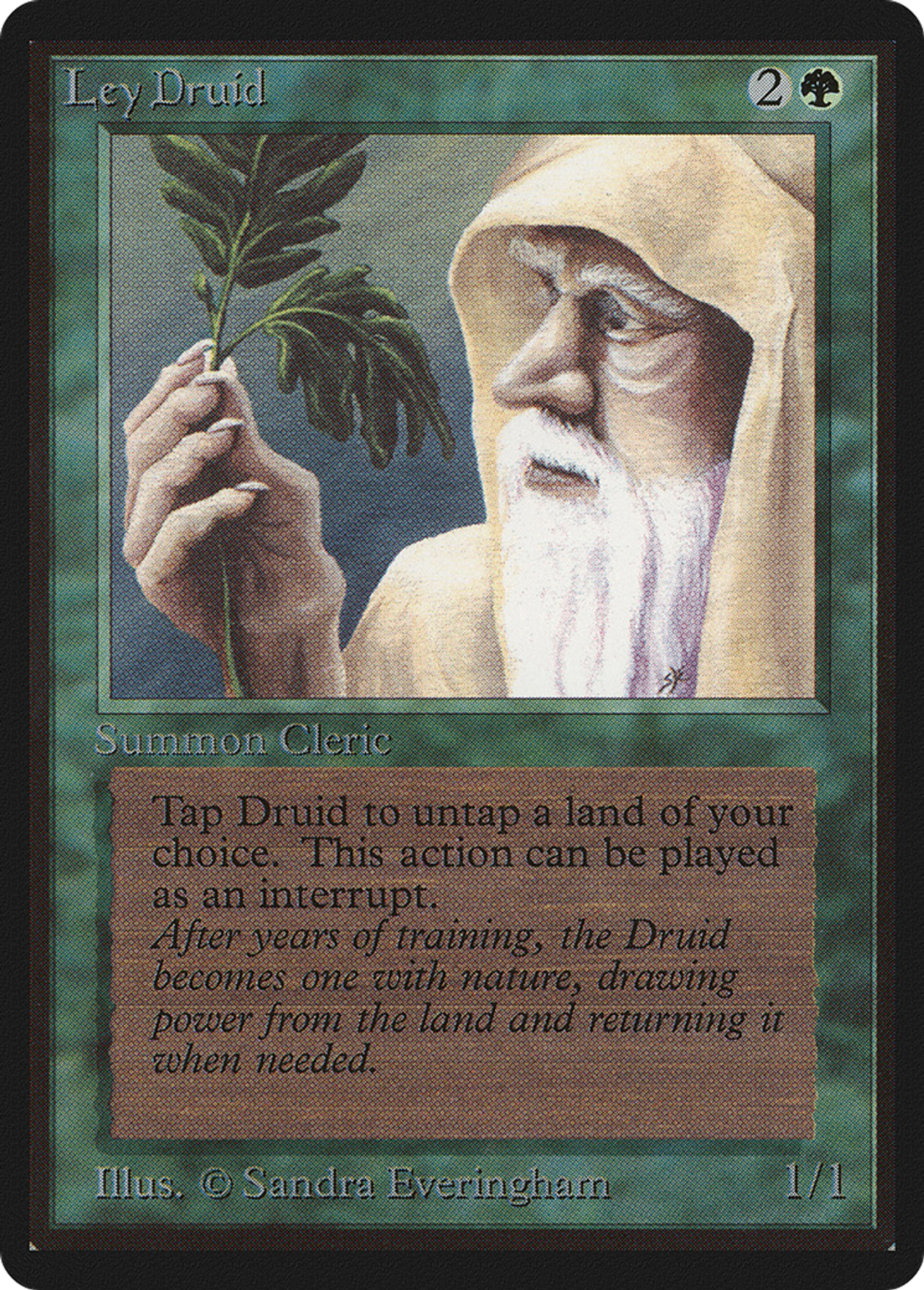 Druide des leys — Limited Edition Beta — Magic: The Gathering