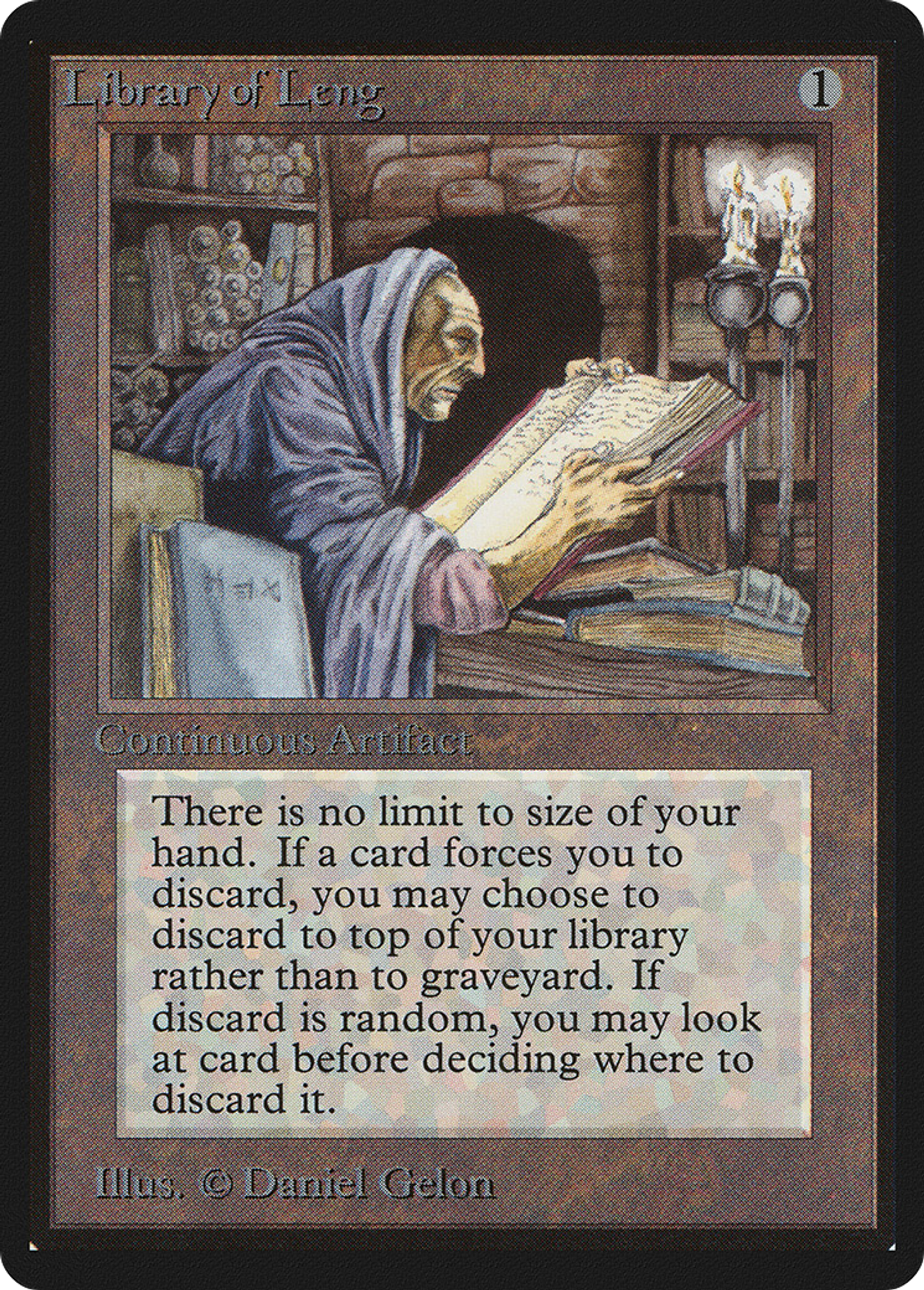 Bibliothèque de Leng — Limited Edition Beta — Magic: The Gathering