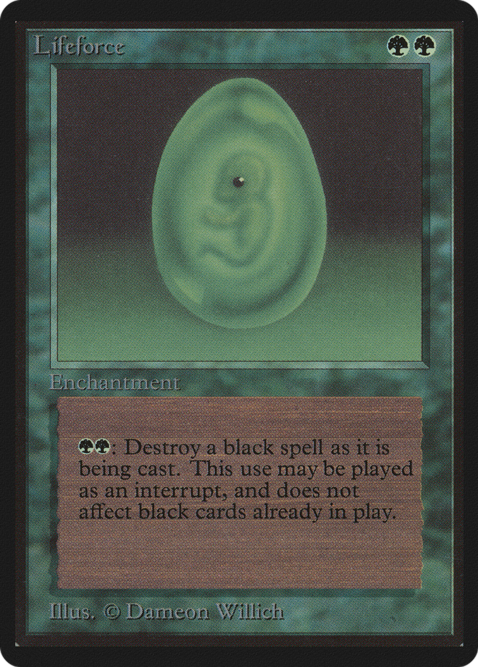 Force de vie — Limited Edition Beta — Magic: The Gathering