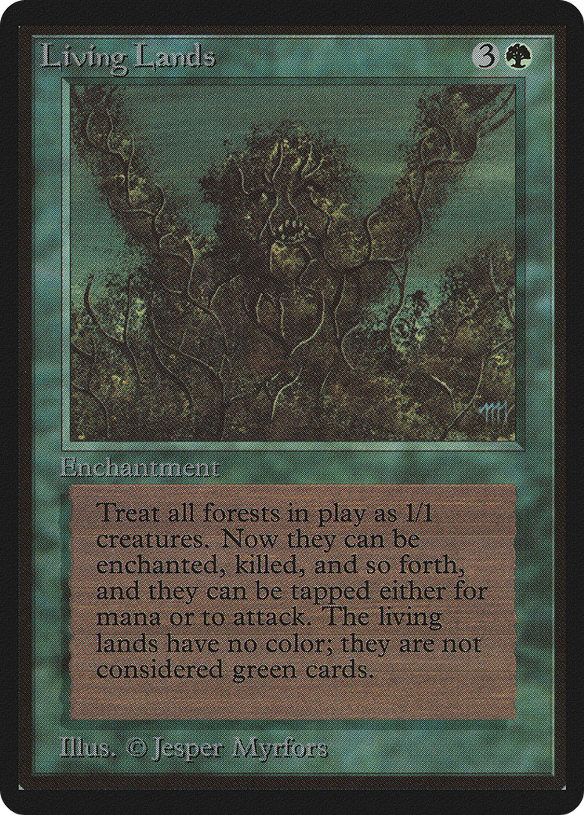 Terres vivantes — Limited Edition Beta — Magic: The Gathering