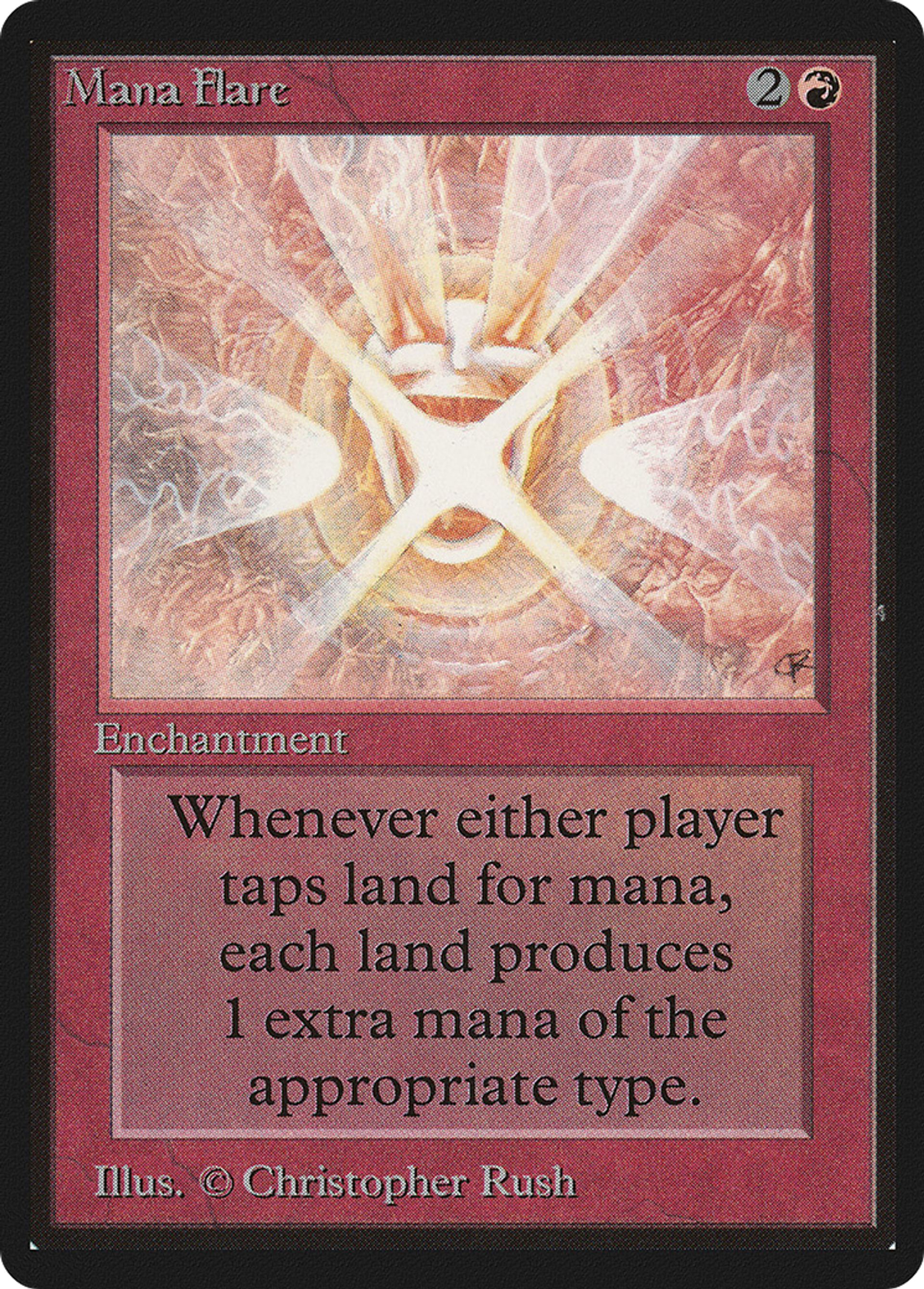 Flamboiement de mana — Limited Edition Beta — Magic: The Gathering