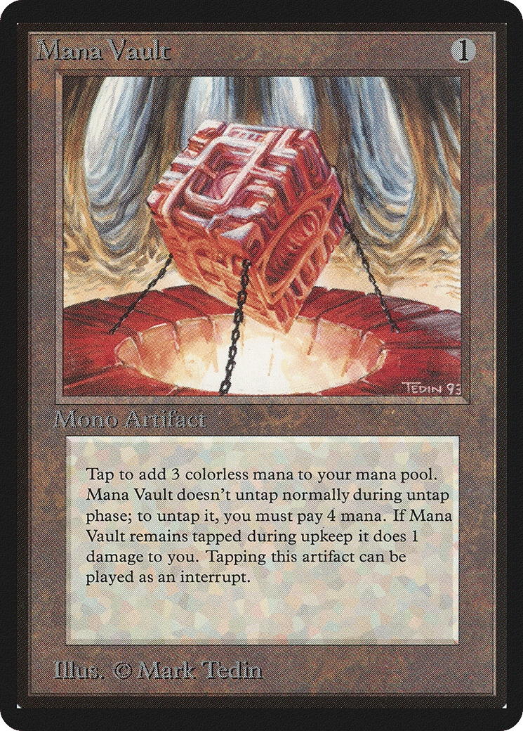 Mana Vault — Limited Edition Beta — Magic: The Gathering