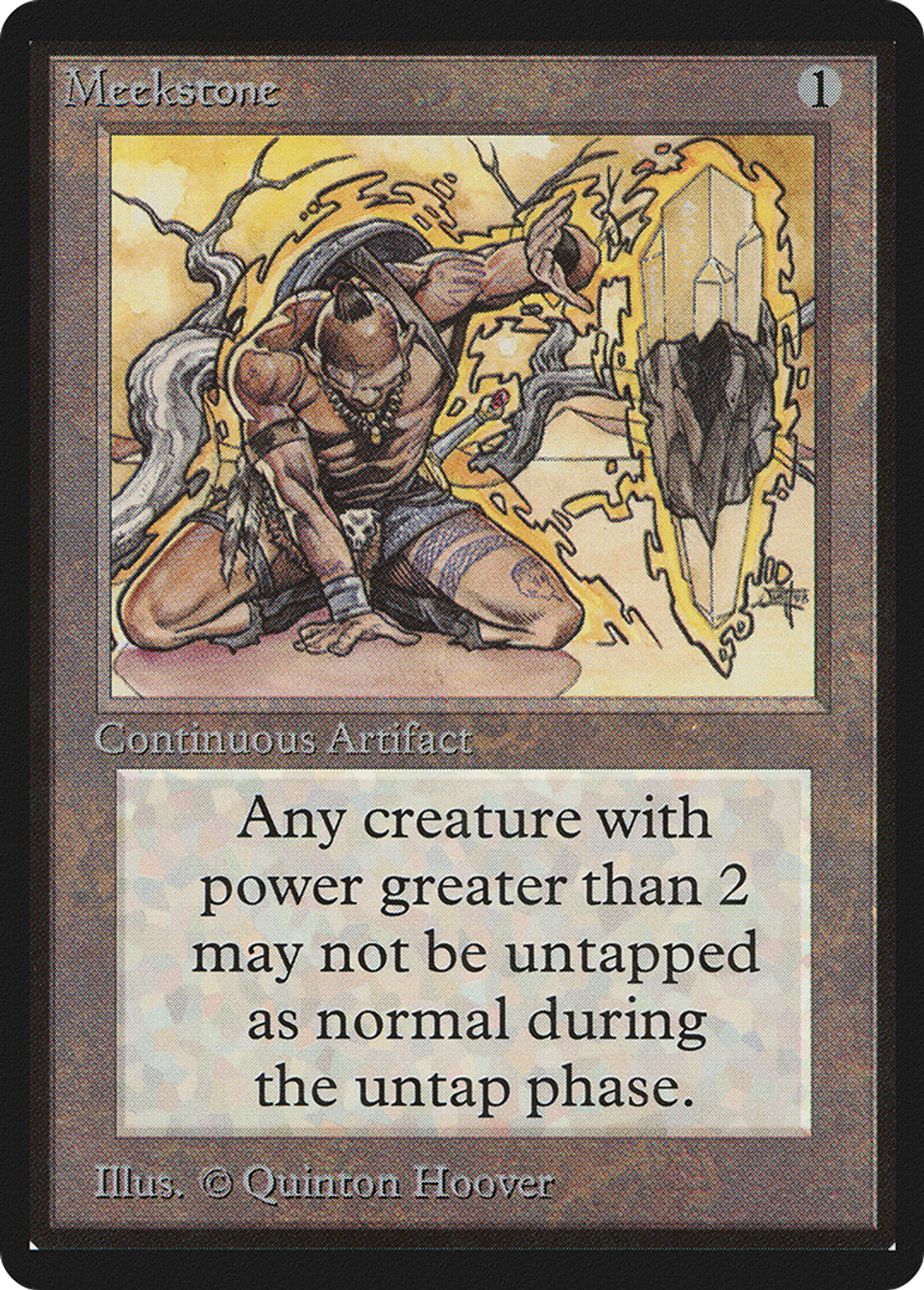 Pierre de soumission — Limited Edition Beta — Magic: The Gathering
