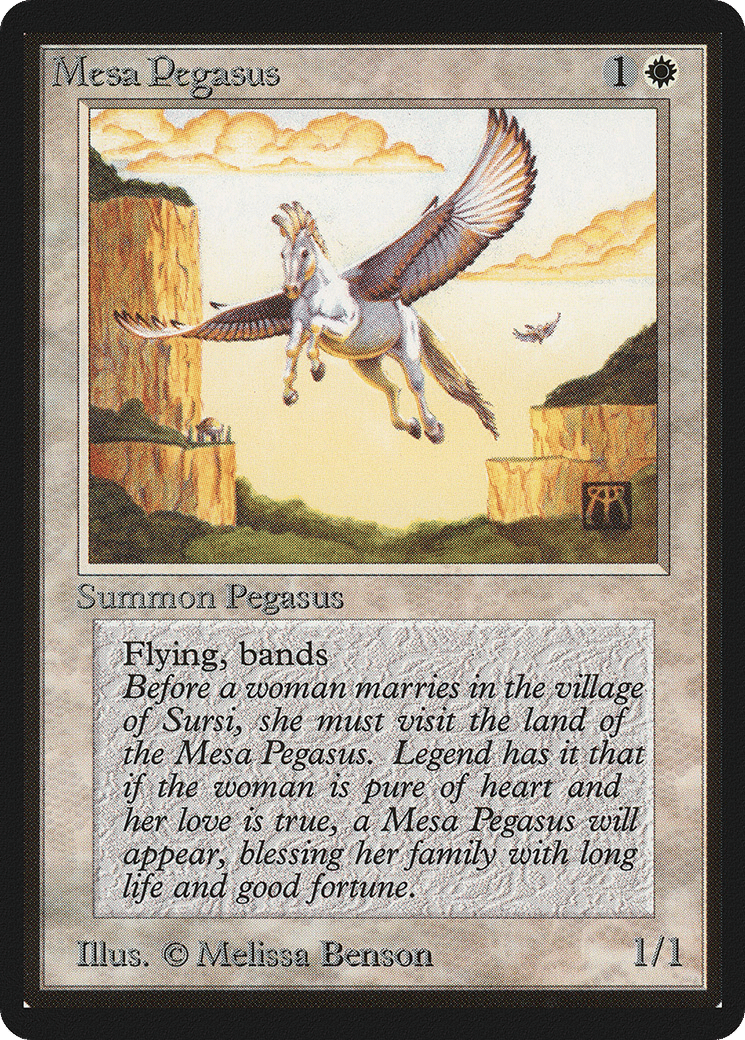 Mesa Pegasus — Limited Edition Beta — Magic: The Gathering