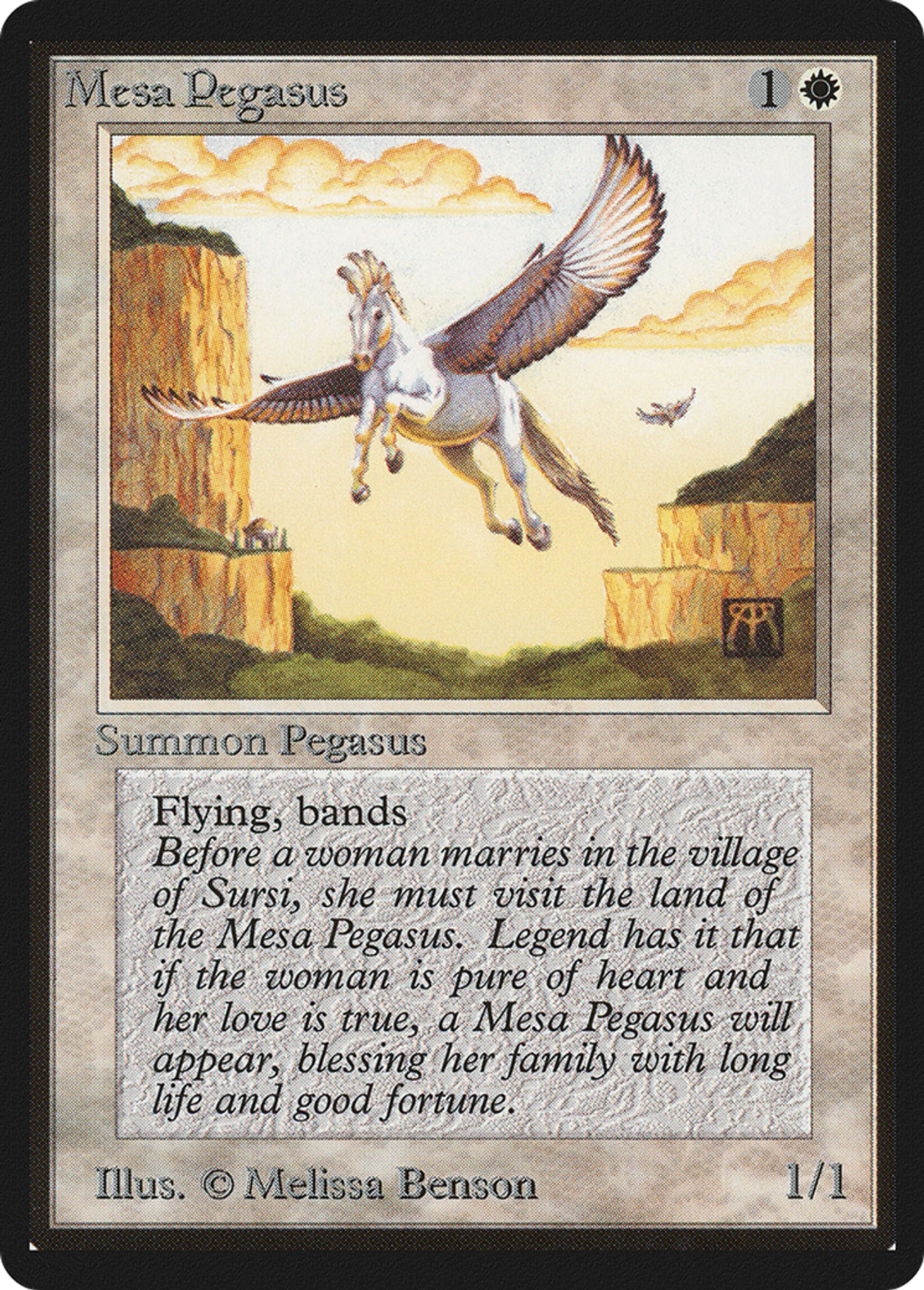 Pégase de Mesa — Limited Edition Beta — Magic: The Gathering