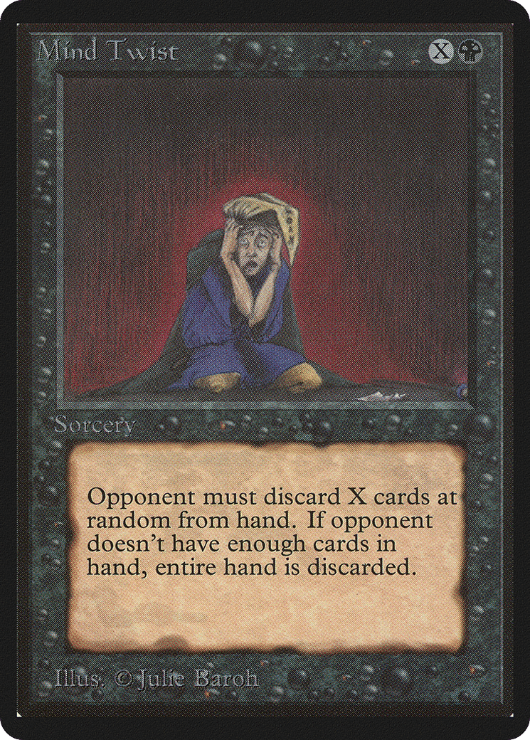 Mind Twist — Limited Edition Beta — Magic: The Gathering