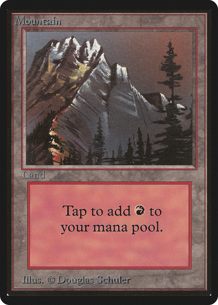 Montagne — Limited Edition Beta — Magic: The Gathering
