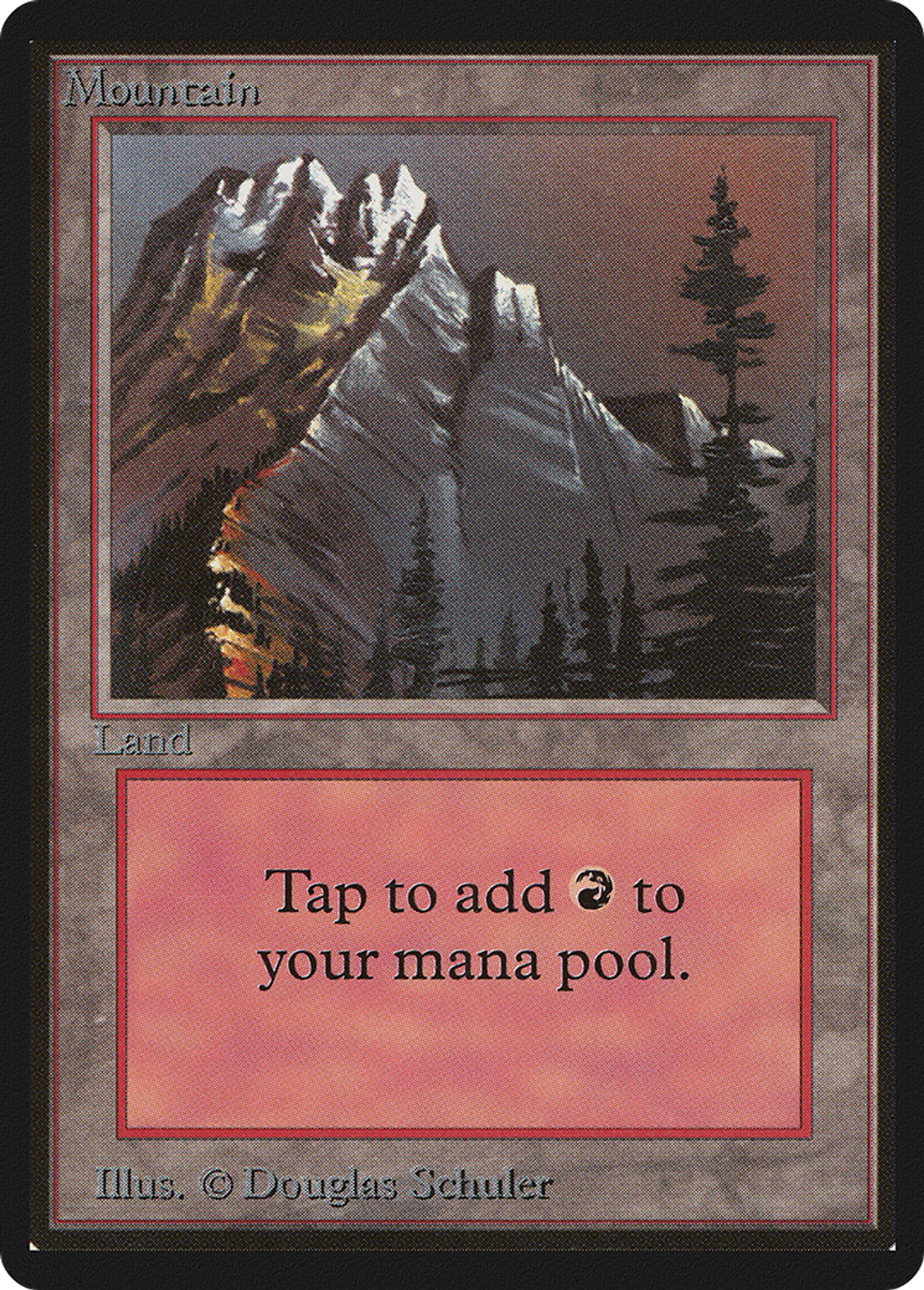 Mountain — Limited Edition Beta — Magic: The Gathering