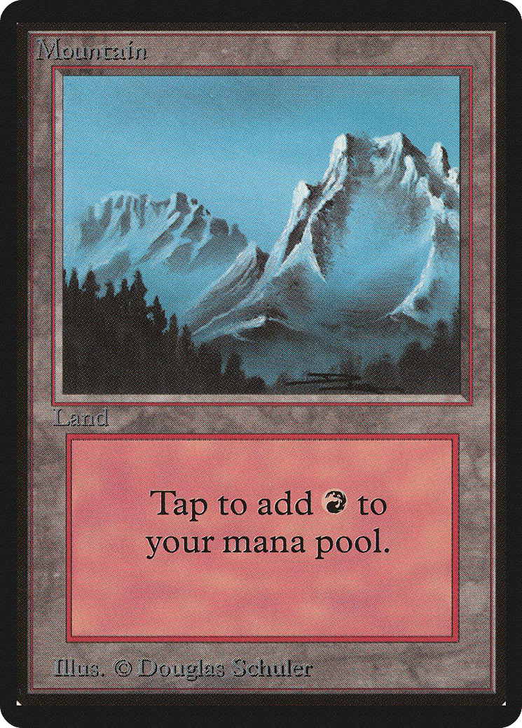 Montagne — Limited Edition Beta — Magic: The Gathering