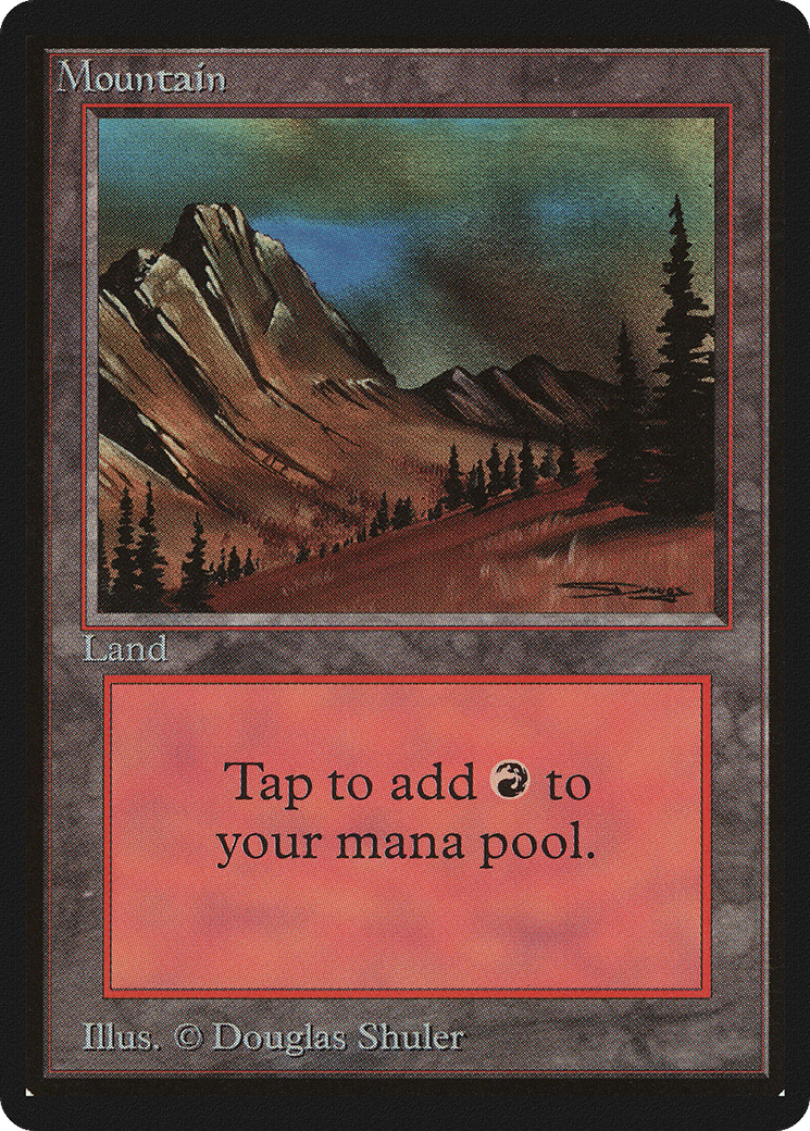 Montagne — Limited Edition Beta — Magic: The Gathering