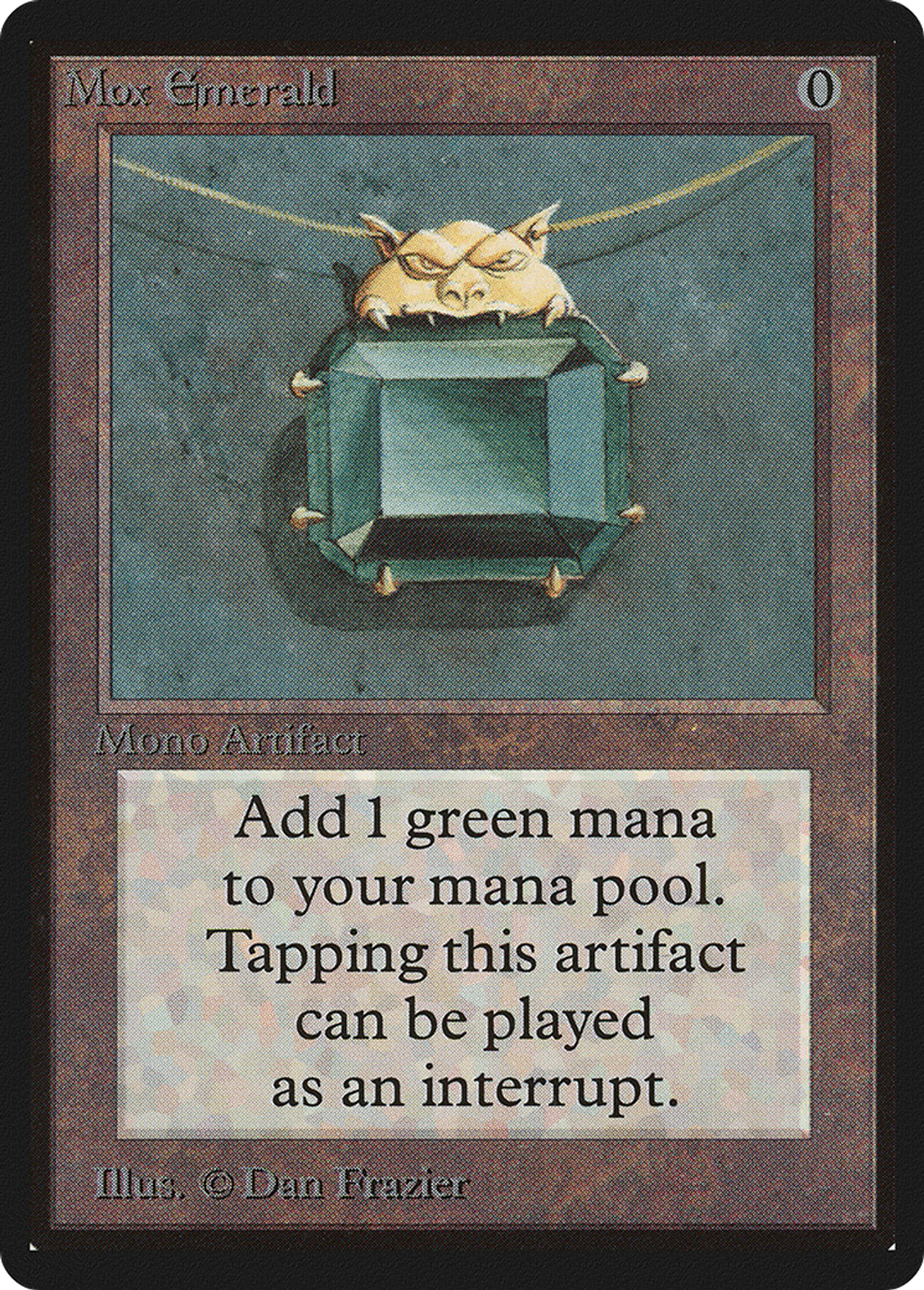 Mox Emerald — Limited Edition Beta — Magic: The Gathering