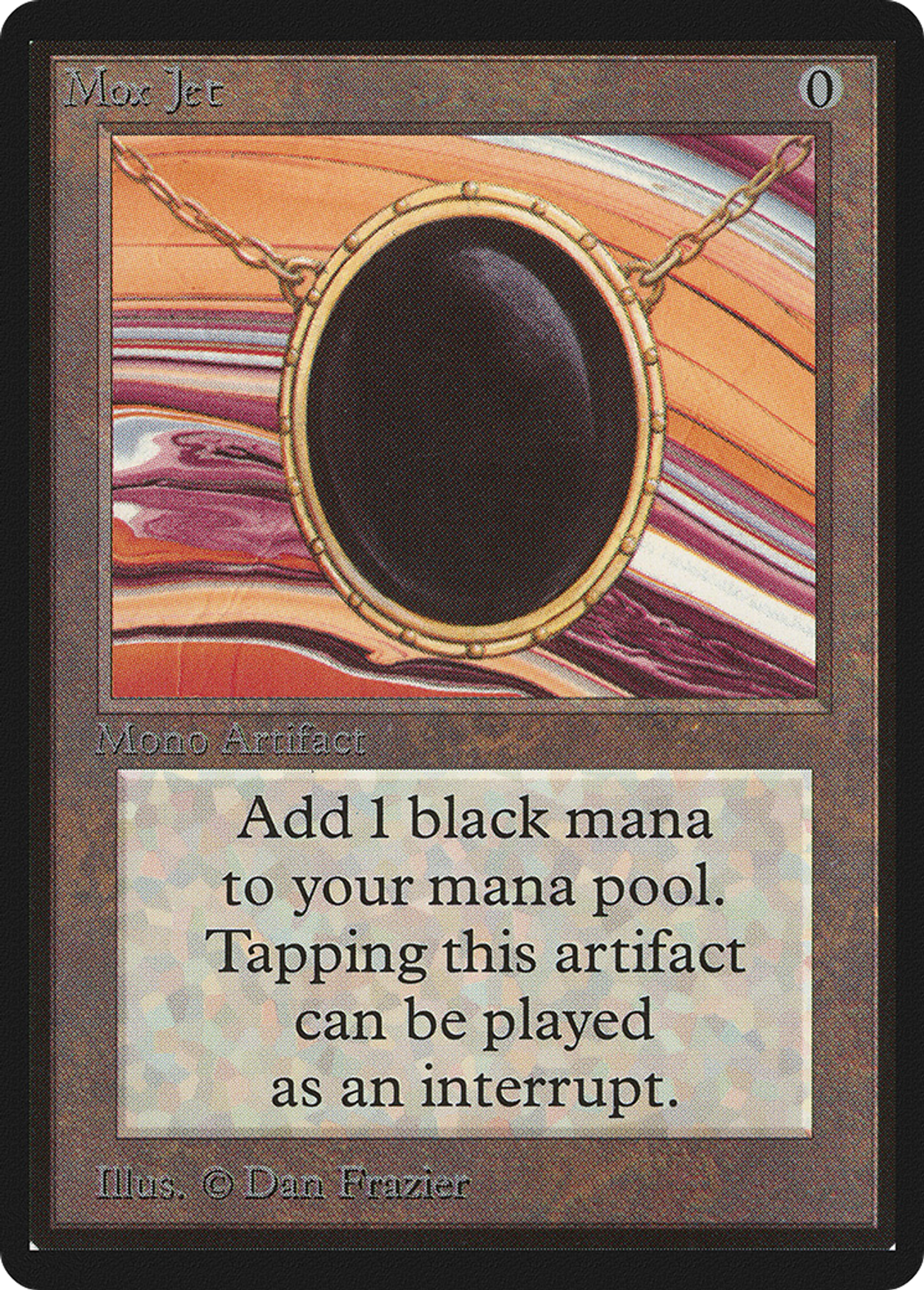 Mox Jet — Limited Edition Beta — Magic: The Gathering