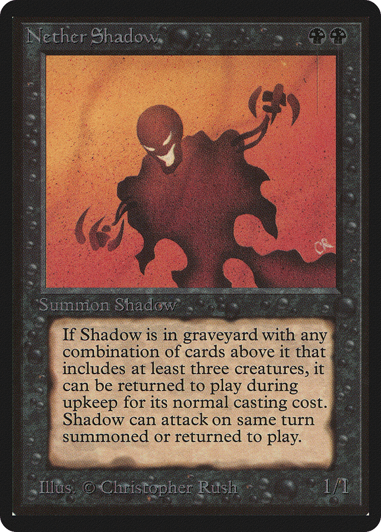 Nether Shadow — Limited Edition Beta — Magic: The Gathering