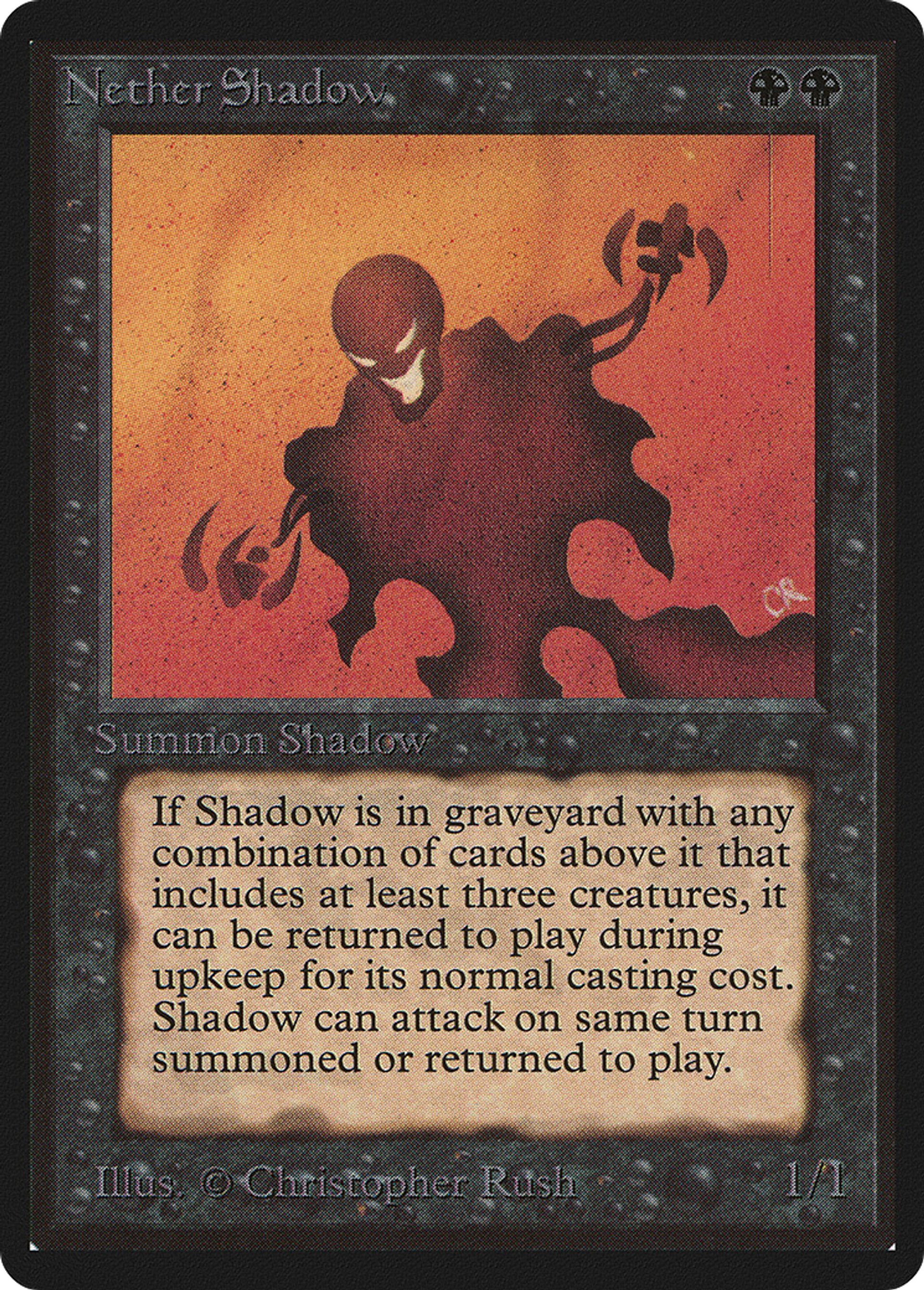 Mânes infernaux — Limited Edition Beta — Magic: The Gathering