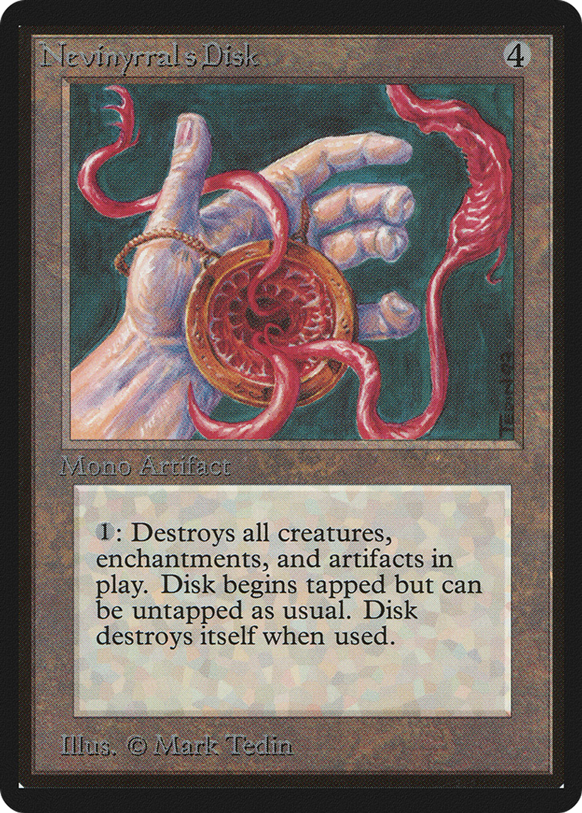 Disque de Nevinyrral — Limited Edition Beta — Magic: The Gathering