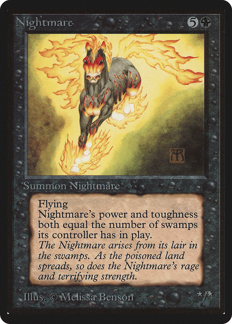 Nightmare — Limited Edition Beta — Magic: The Gathering