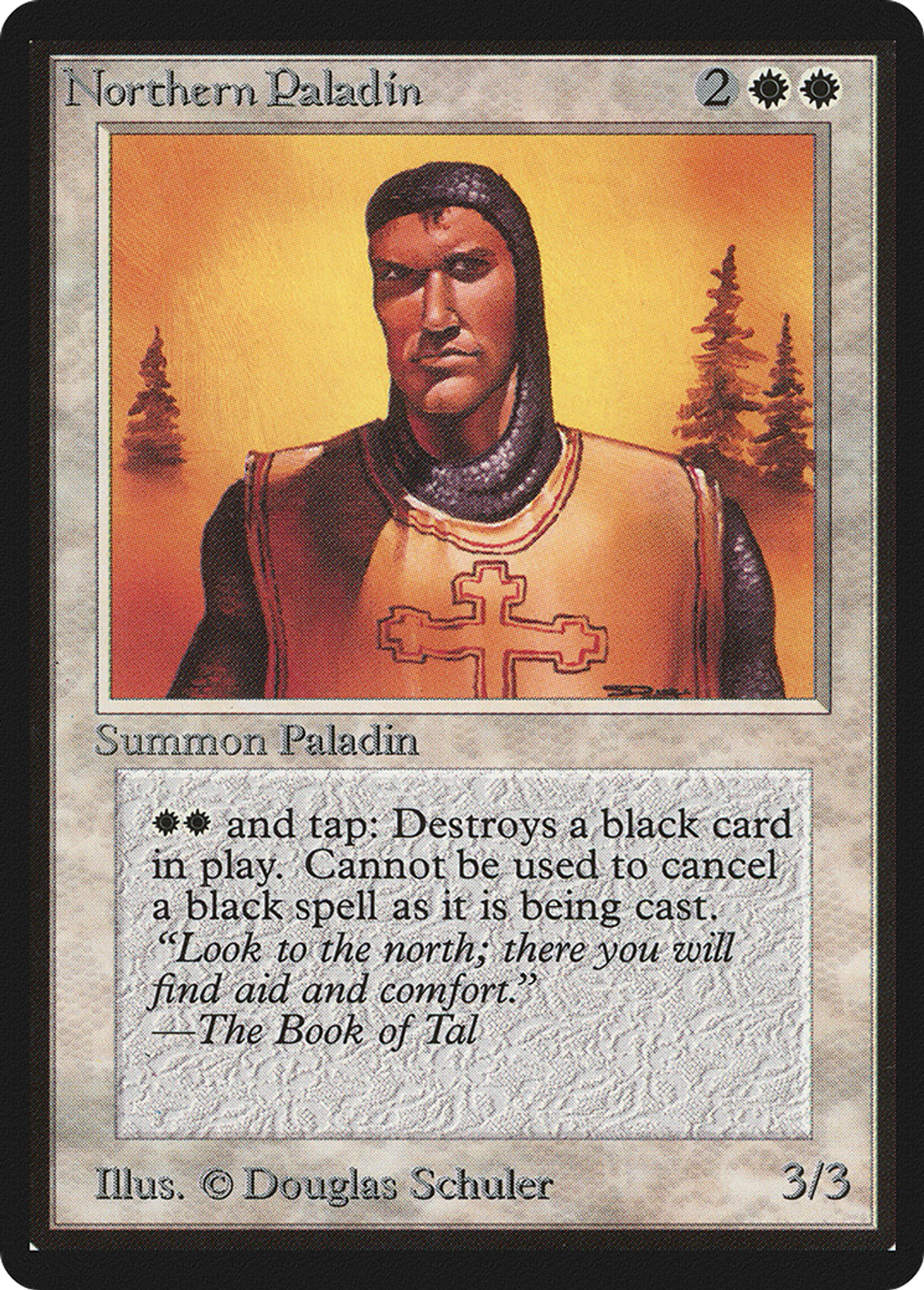 Paladin du Nord — Limited Edition Beta — Magic: The Gathering