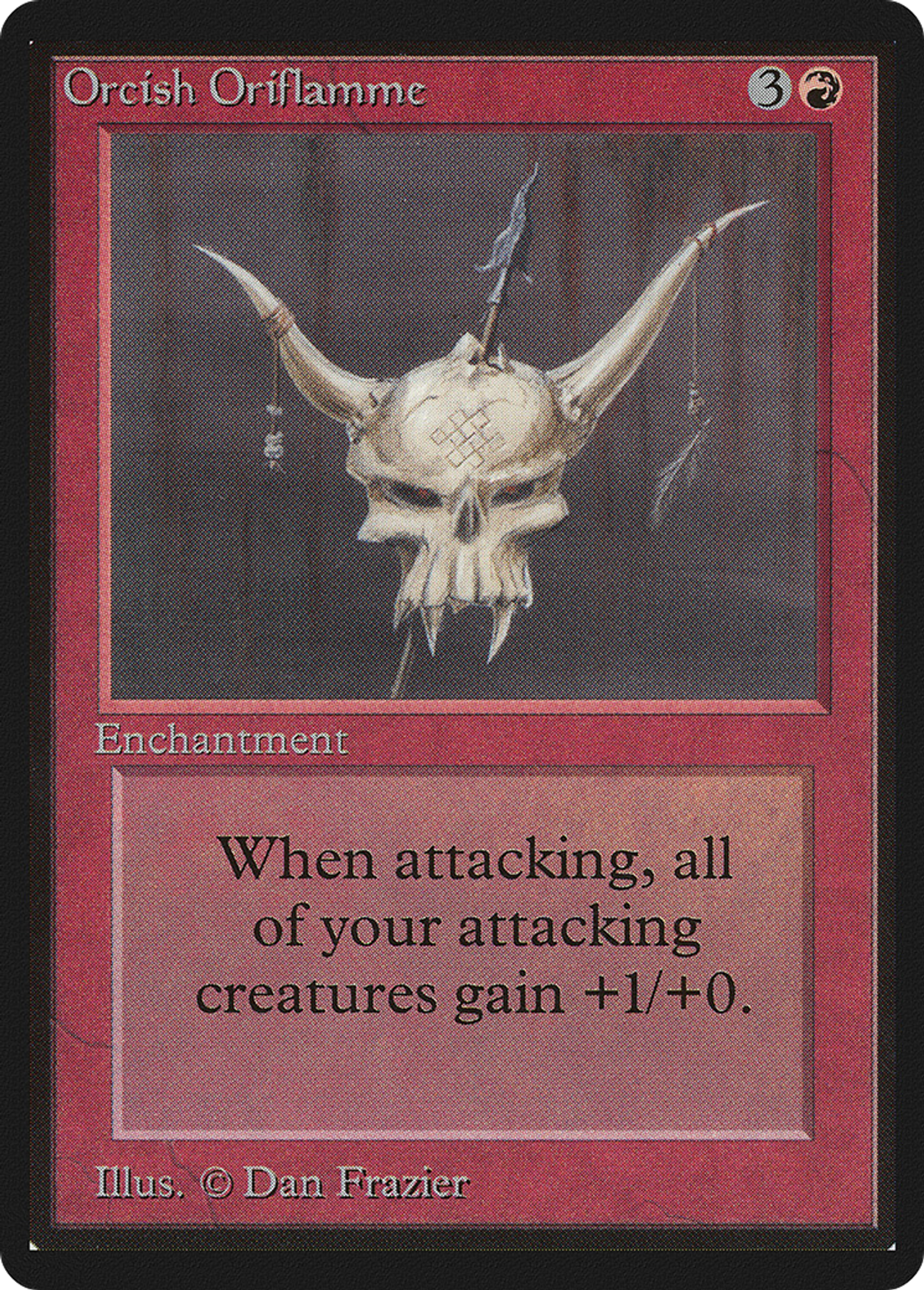 Oriflamme orque — Limited Edition Beta — Magic: The Gathering