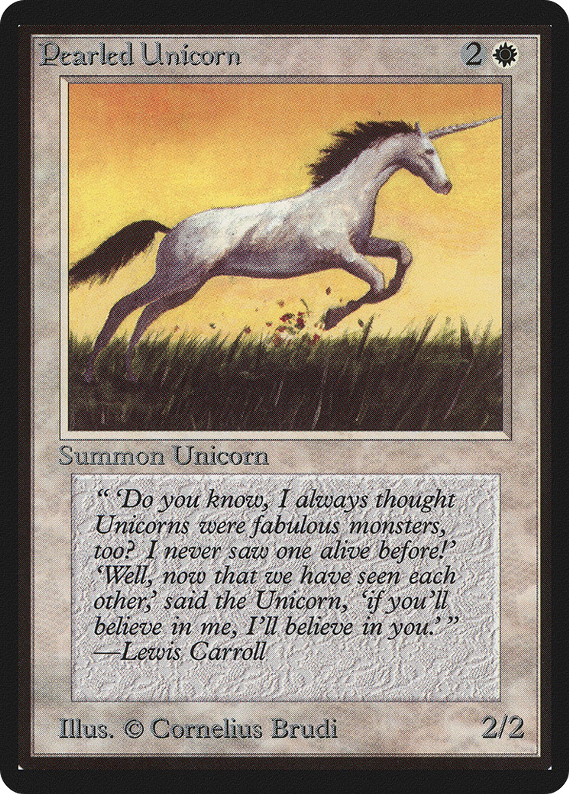 Licorne nacrée — Limited Edition Beta — Magic: The Gathering