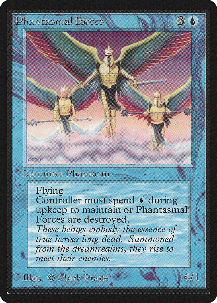 Phantasmal Forces — Limited Edition Beta — Magic: The Gathering