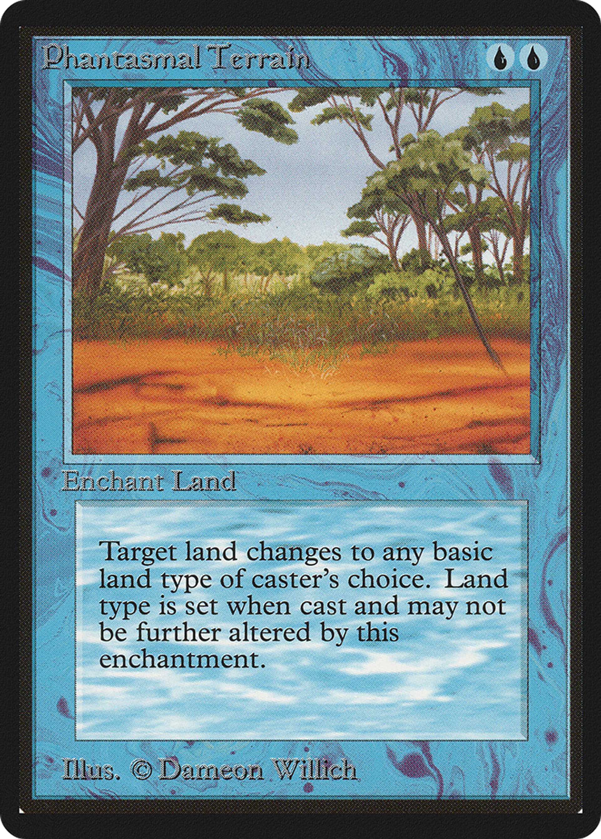 Terrain fantasmatique — Limited Edition Beta — Magic: The Gathering