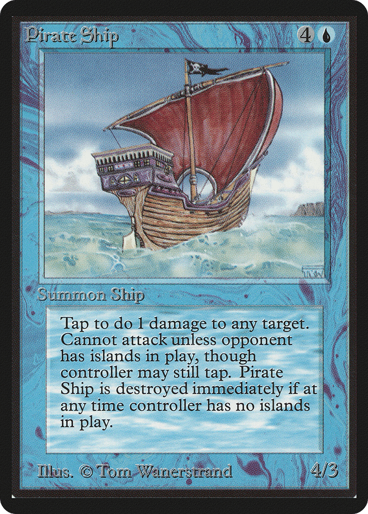 Navire pirate — Limited Edition Beta — Magic: The Gathering