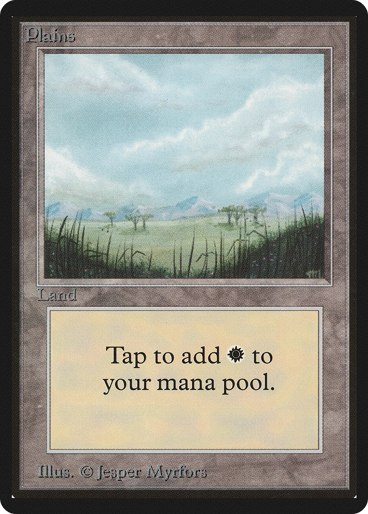Plaine — Limited Edition Beta — Magic: The Gathering