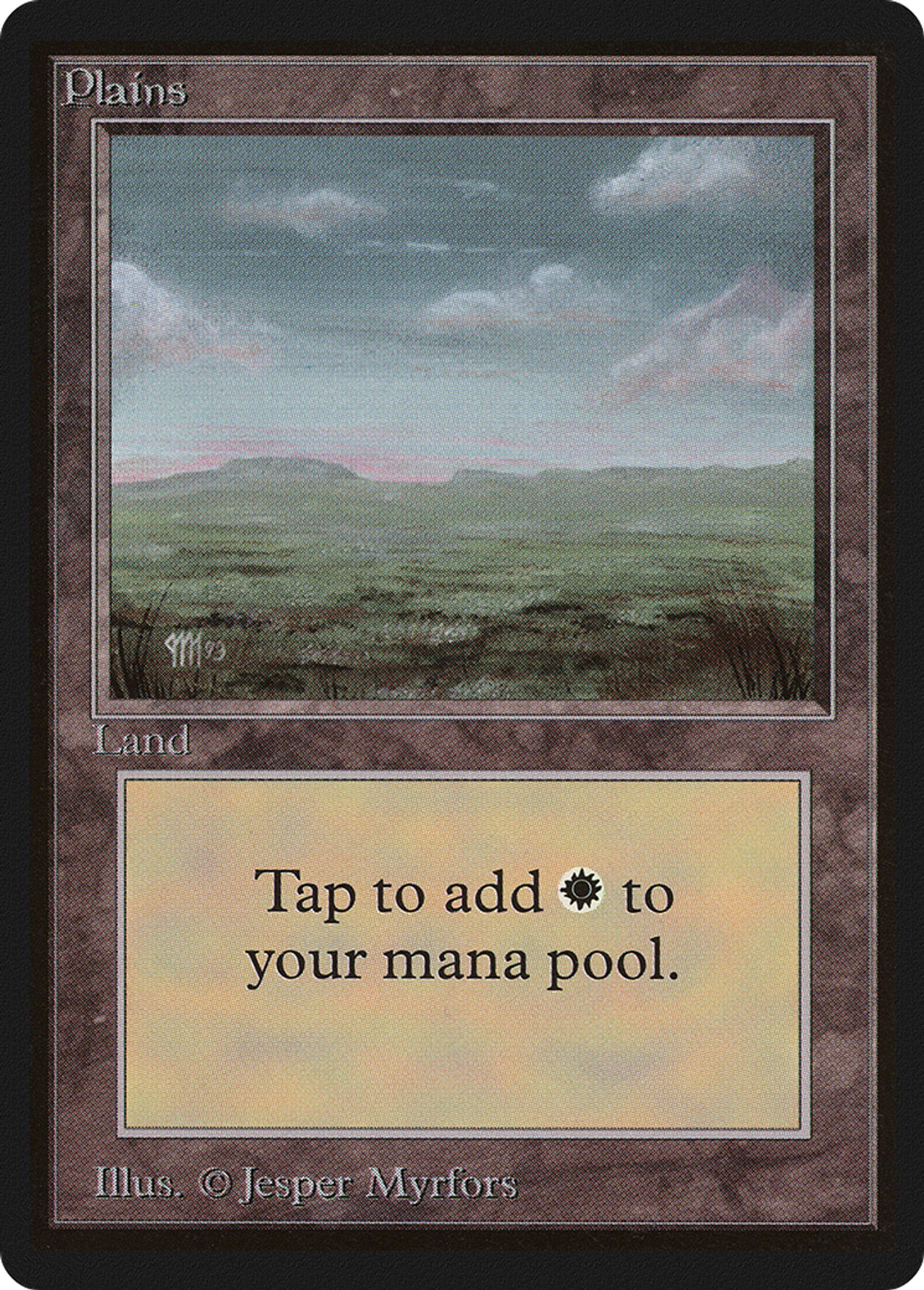 Plaine — Limited Edition Beta — Magic: The Gathering