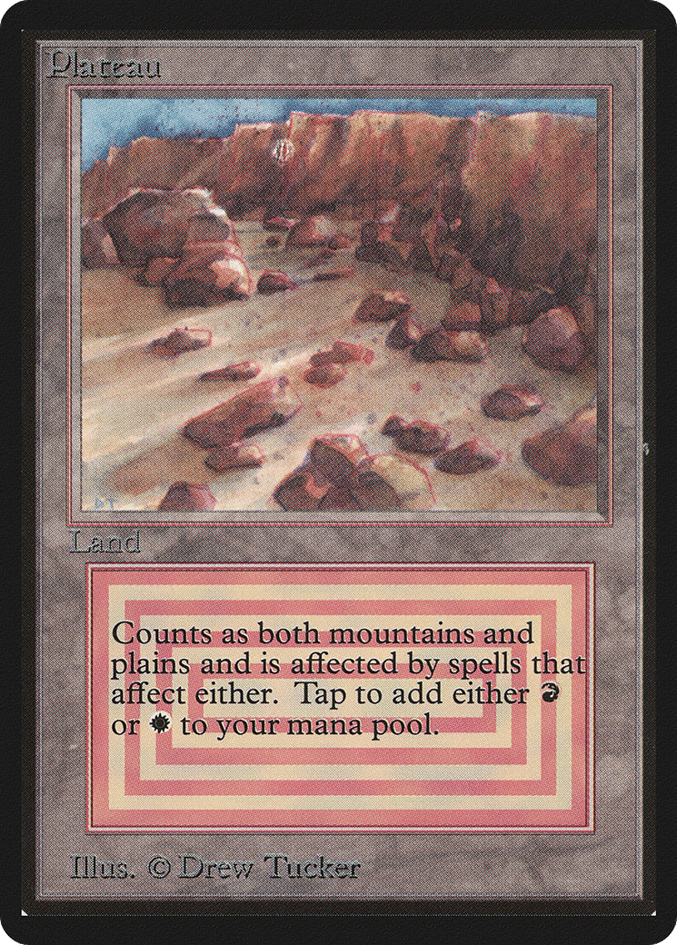 Plateau — Limited Edition Beta — Magic: The Gathering