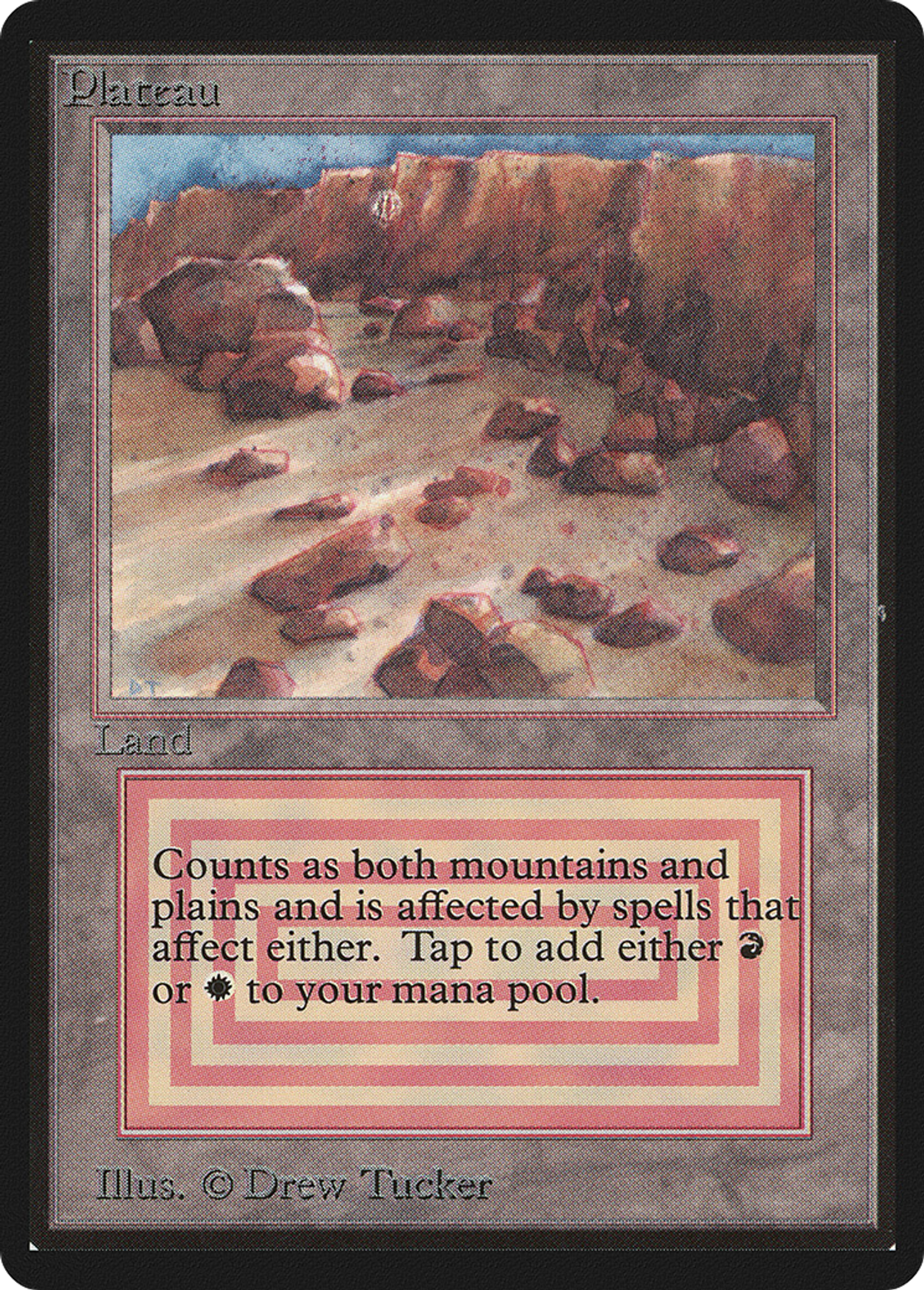Plateau — Limited Edition Beta — Magic: The Gathering