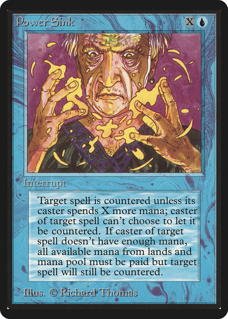 Power Sink — Limited Edition Beta — Magic: The Gathering