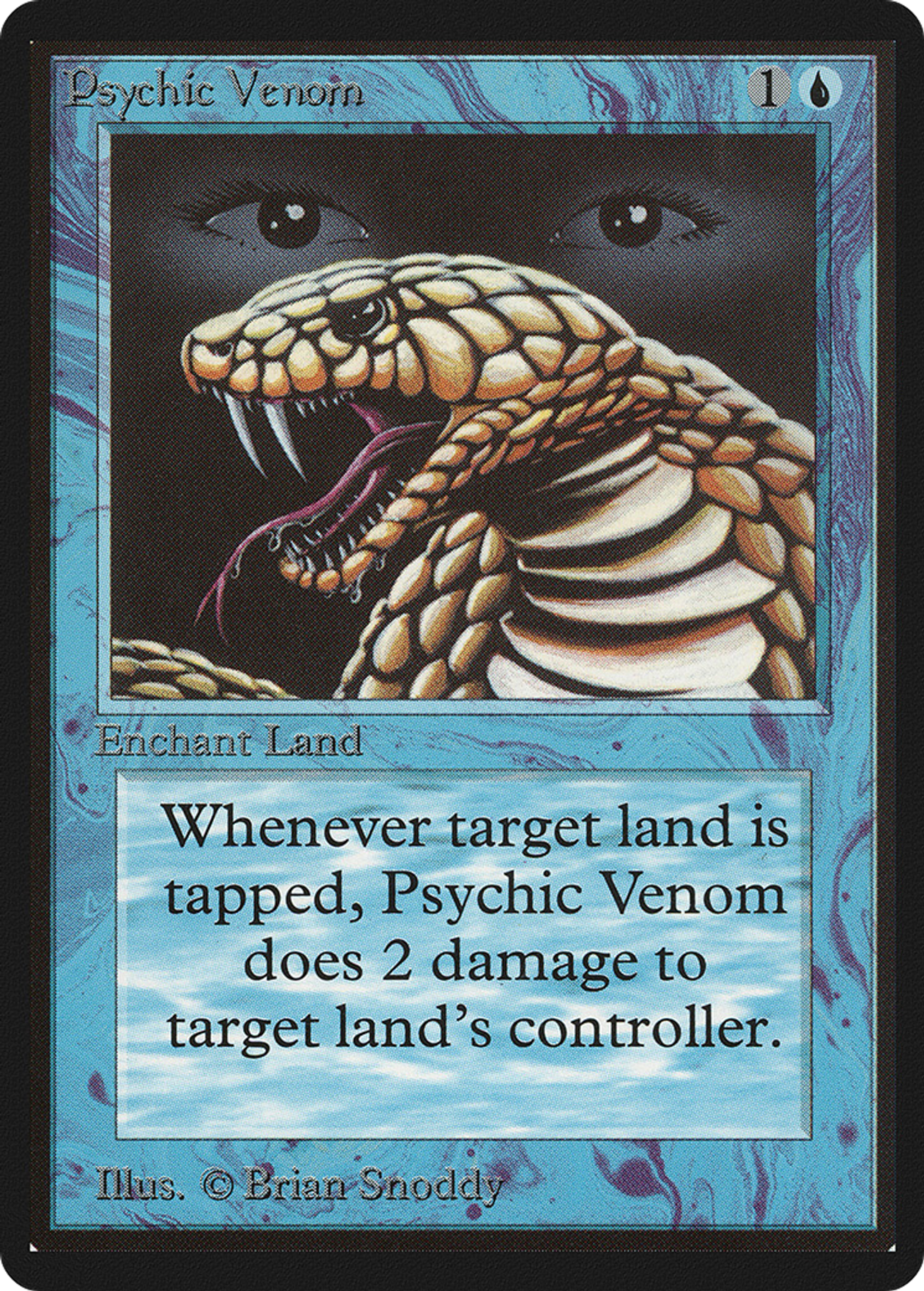 Venin psychique — Limited Edition Beta — Magic: The Gathering