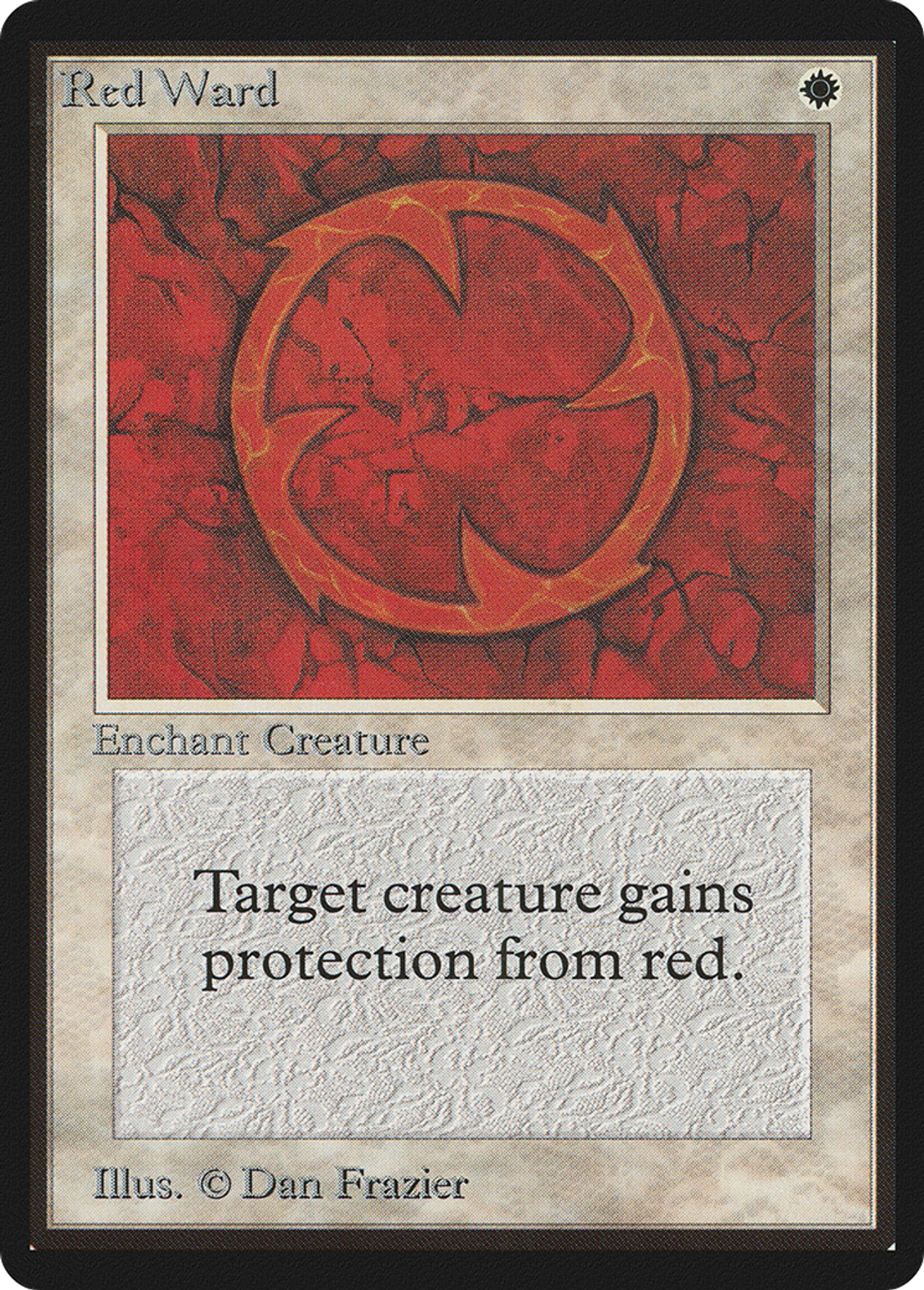 Rune de garde rouge — Limited Edition Beta — Magic: The Gathering