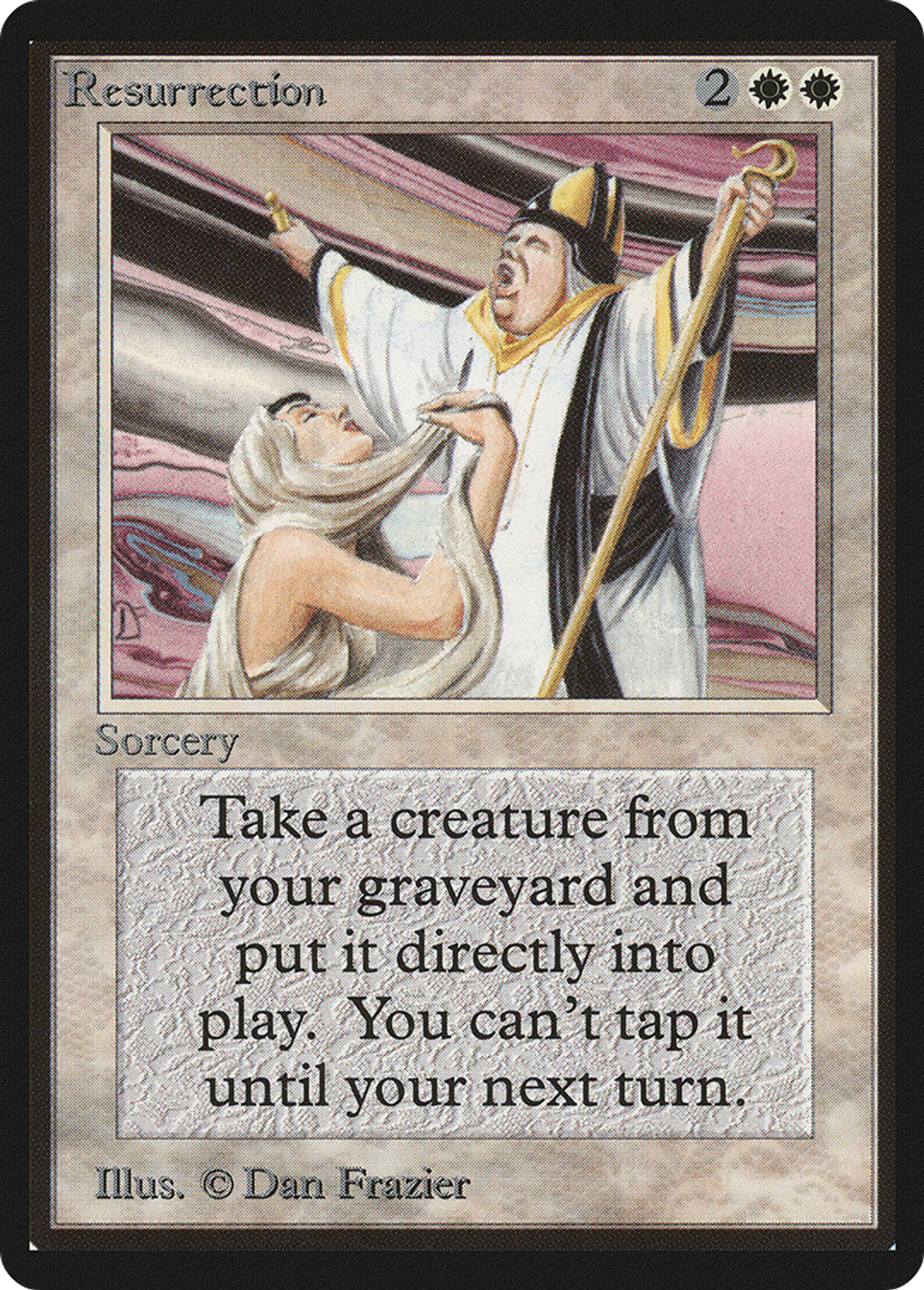 Résurrection — Limited Edition Beta — Magic: The Gathering