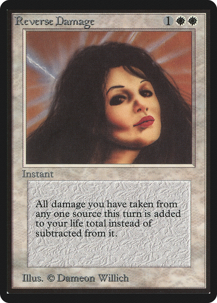 Reverse Damage — Limited Edition Beta — Magic: The Gathering