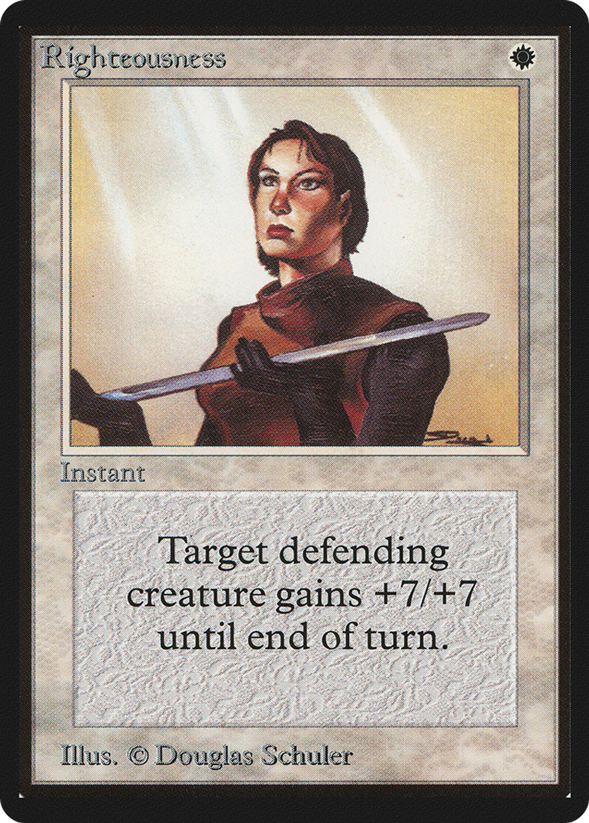 Droiture — Limited Edition Beta — Magic: The Gathering