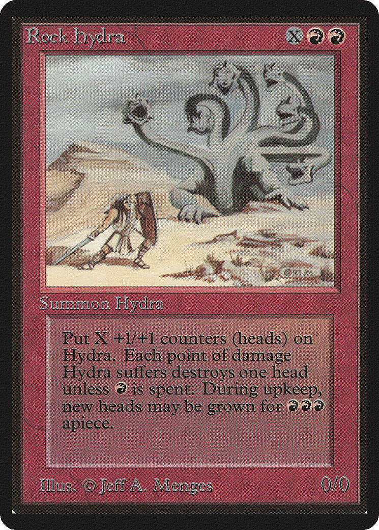 Rock Hydra — Limited Edition Beta — Magic: The Gathering