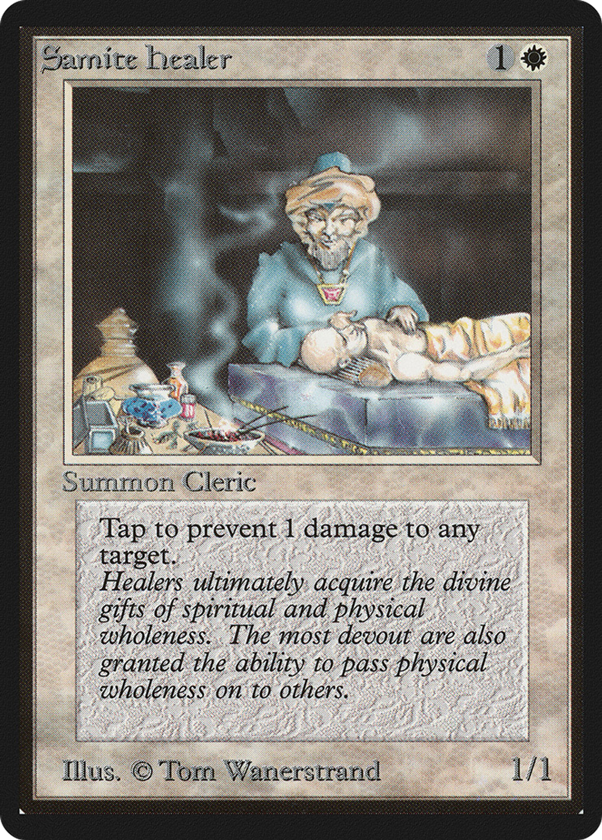 Guérisseur sanctif — Limited Edition Beta — Magic: The Gathering