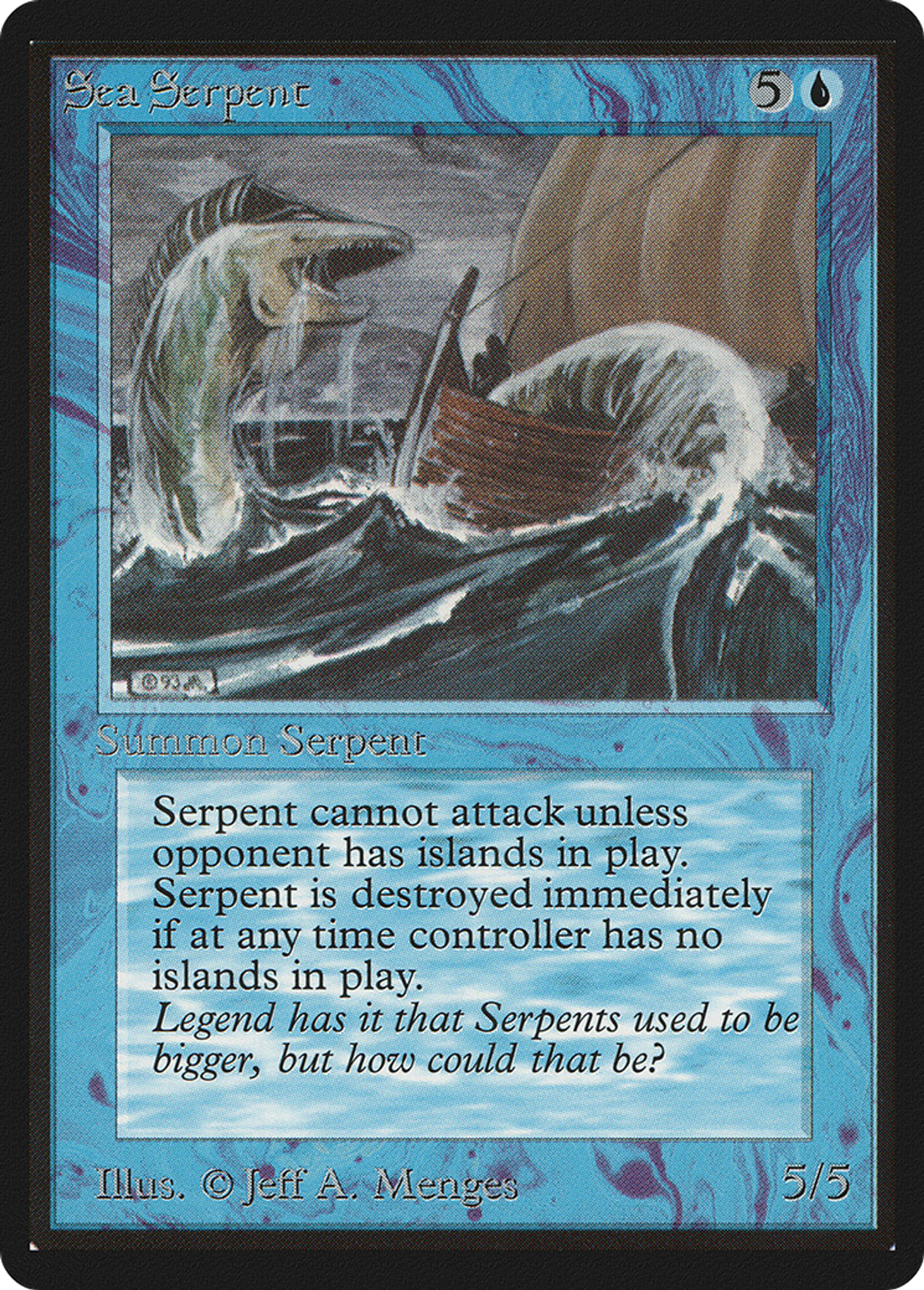 Grand serpent de mer - Magic: The Gathering