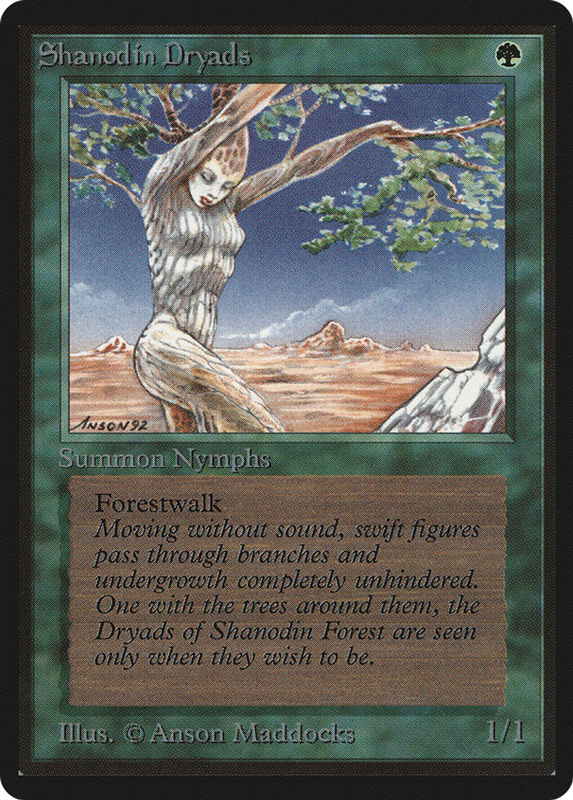 Dryades de Shanod — Limited Edition Beta — Magic: The Gathering