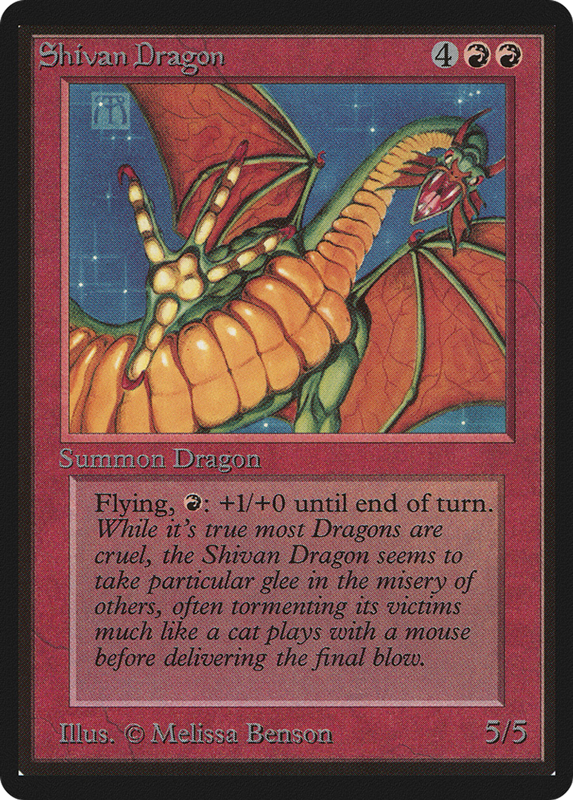 Dragon shivân — Limited Edition Beta — Magic: The Gathering