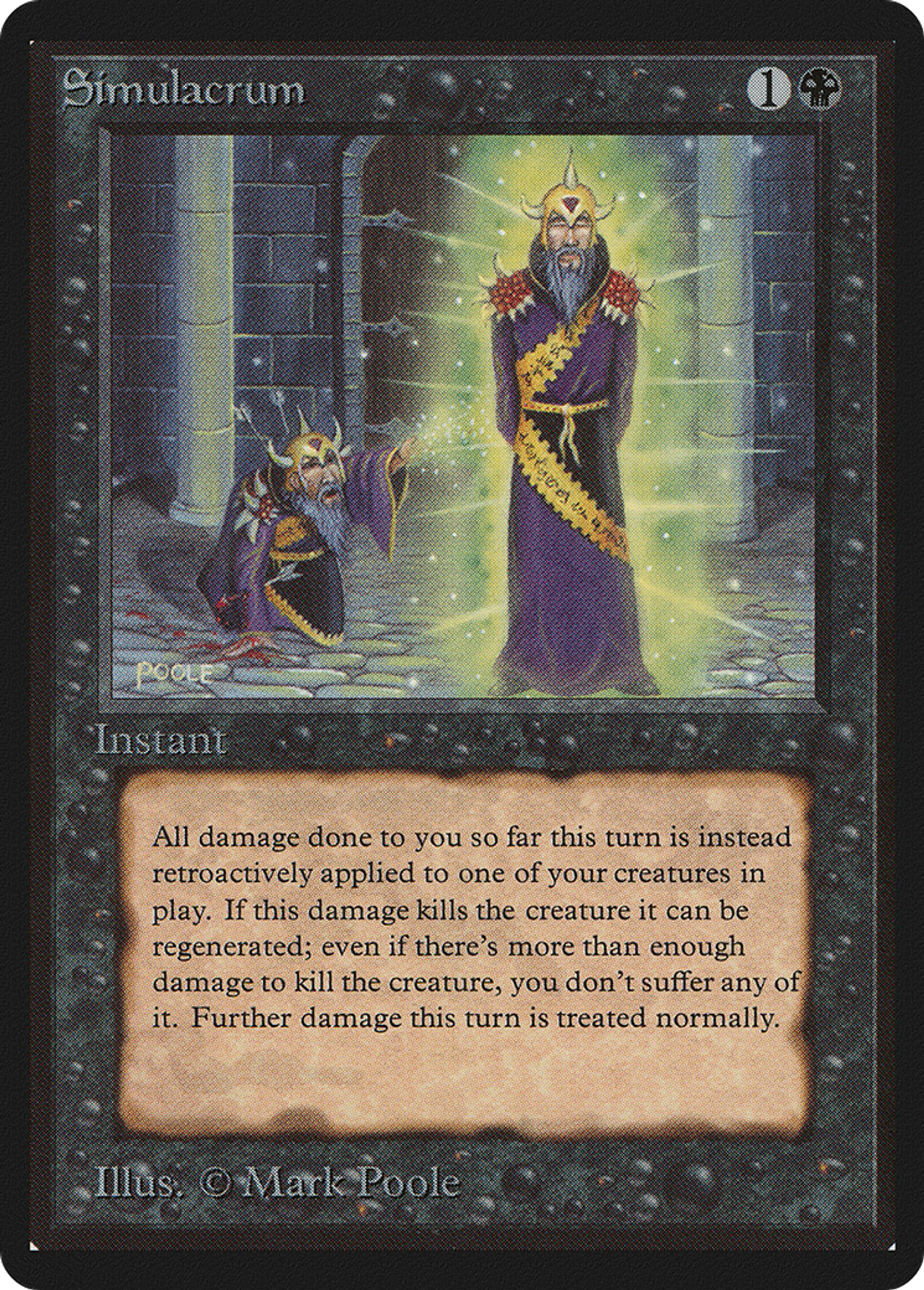 Simulacre — Limited Edition Beta — Magic: The Gathering