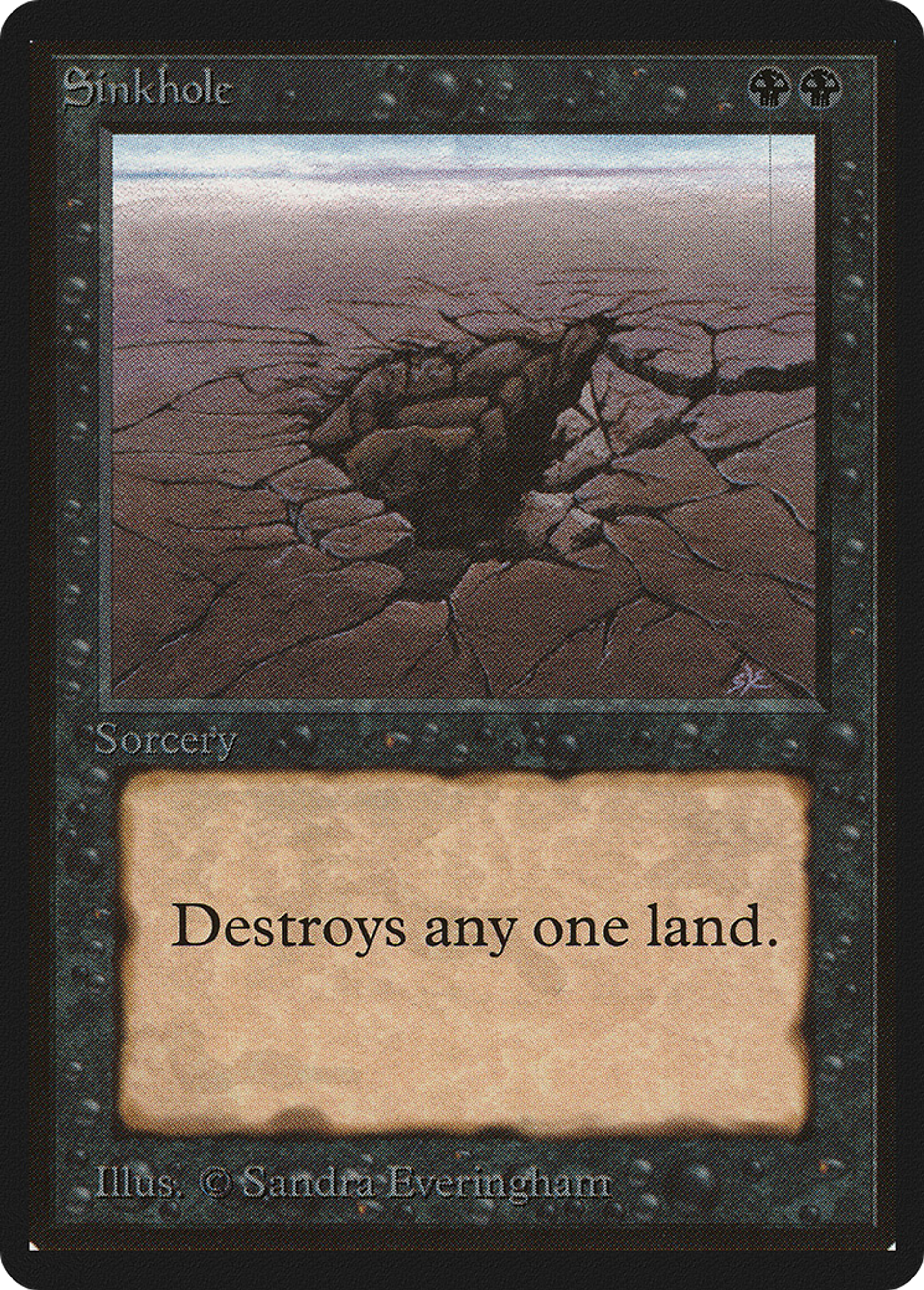Sinkhole — Limited Edition Beta — Magic: The Gathering