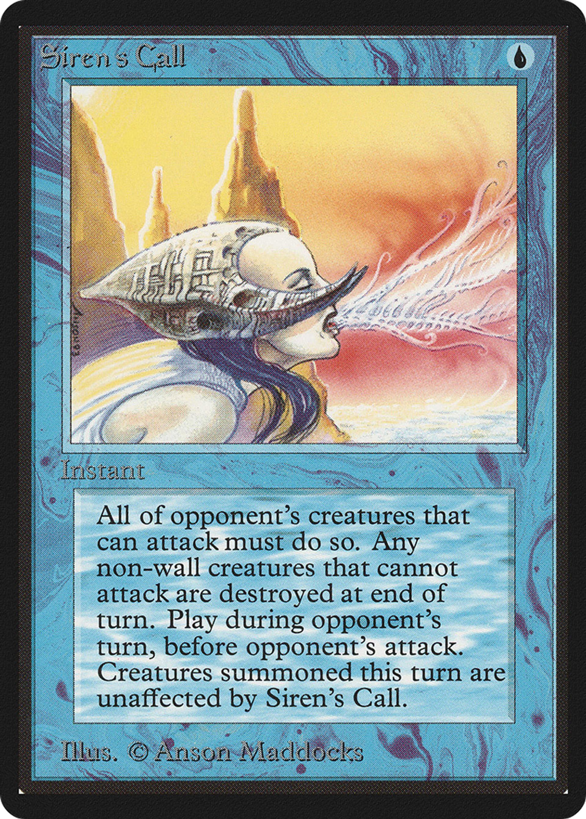 Chant des sirènes — Limited Edition Beta — Magic: The Gathering