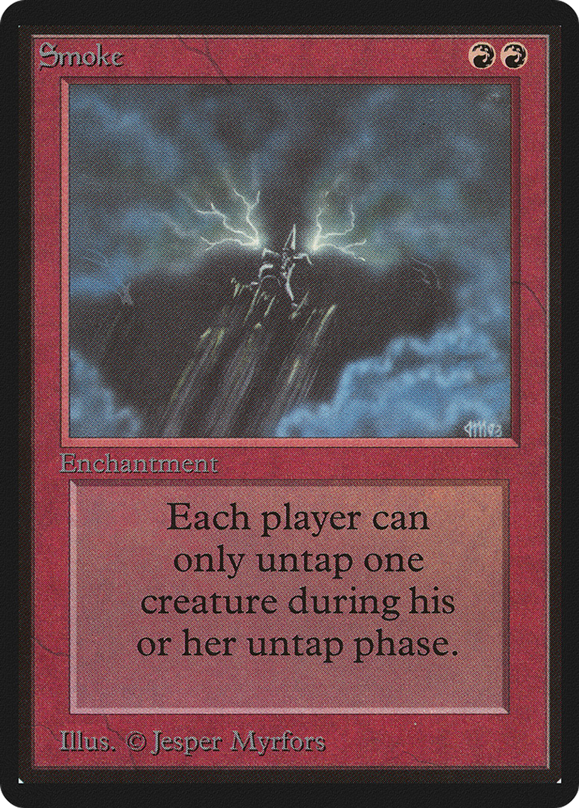 Fumée — Limited Edition Beta — Magic: The Gathering