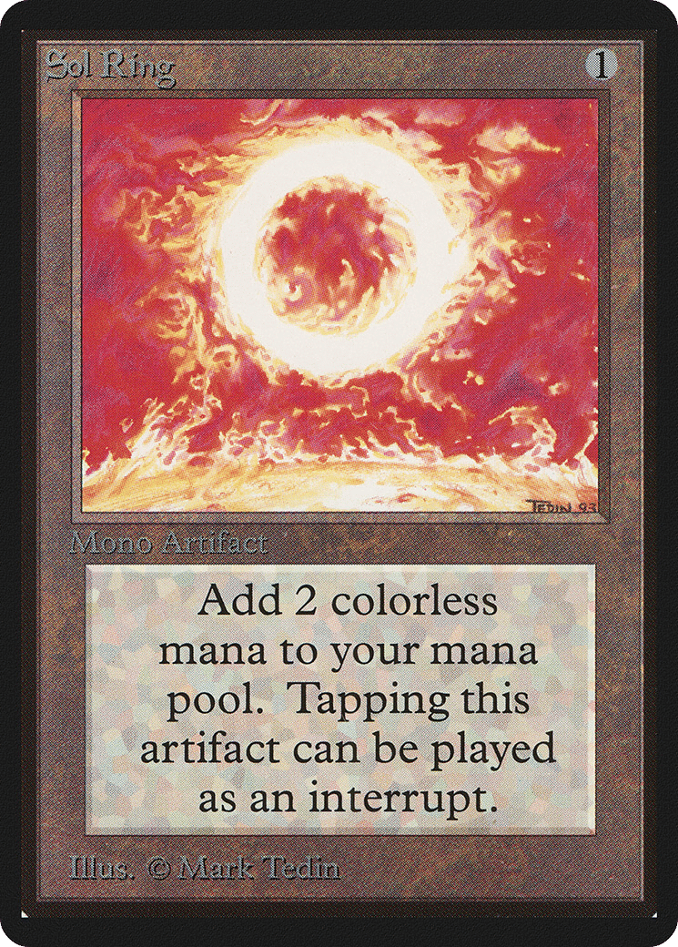 Sol Ring — Limited Edition Beta — Magic: The Gathering