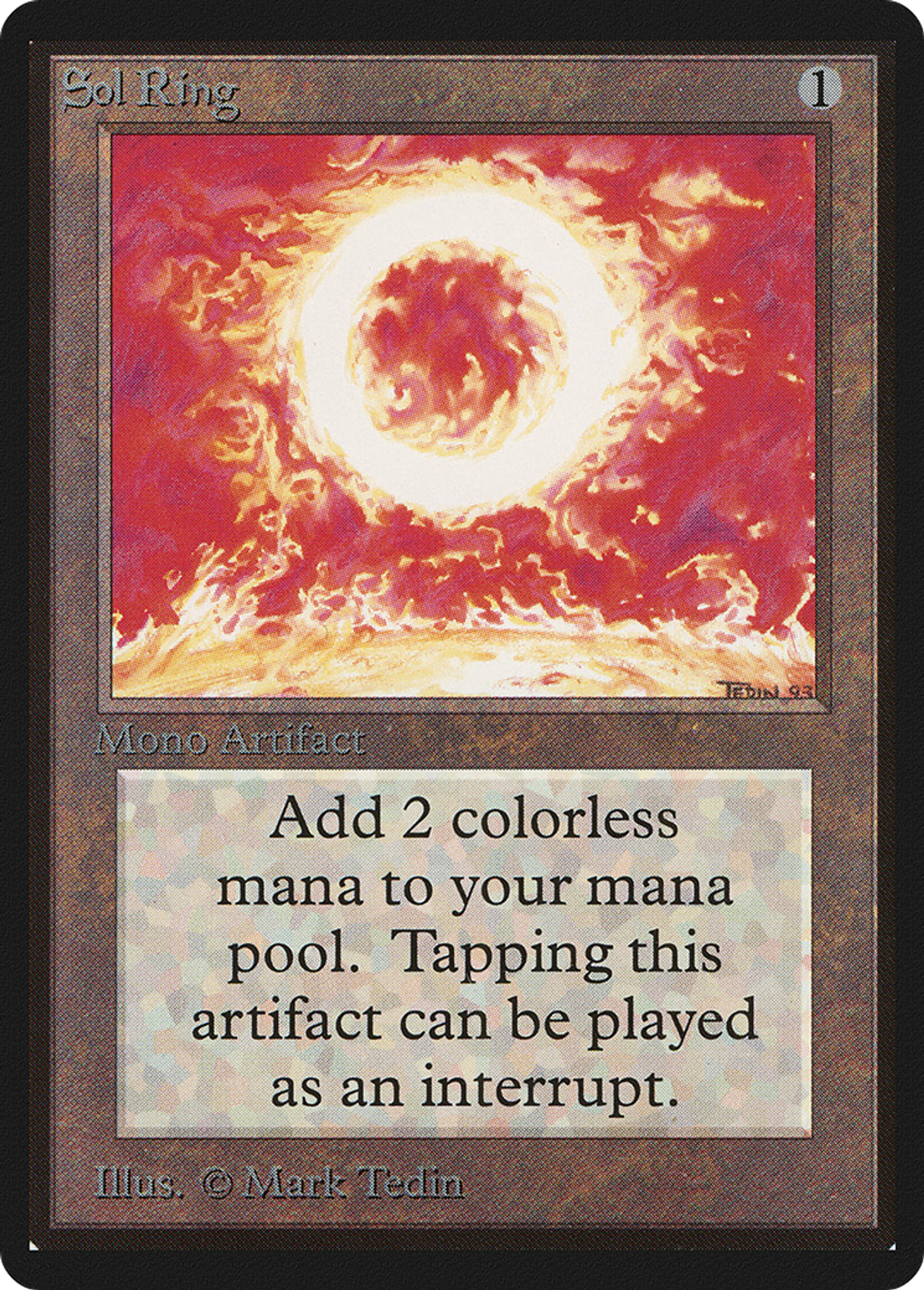 Anneau solaire — Limited Edition Beta — Magic: The Gathering