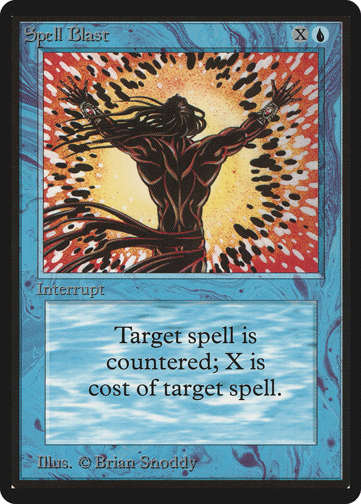 Spell Blast — Limited Edition Beta — Magic: The Gathering