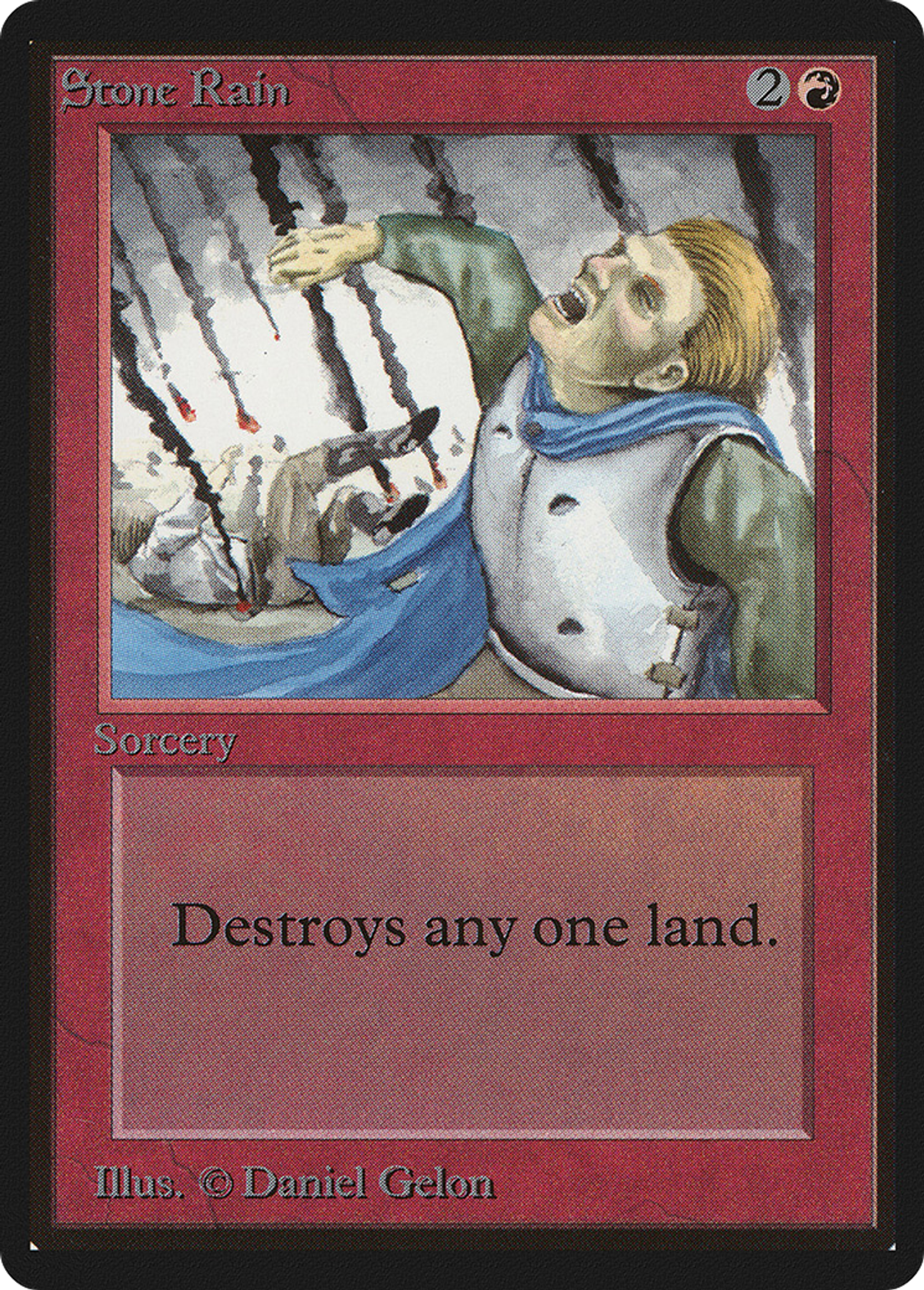 Pluie de pierres — Limited Edition Beta — Magic: The Gathering